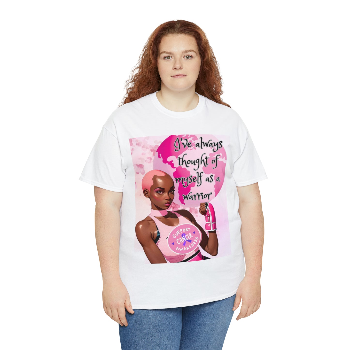 Breast cancer Heavy Cotton Tee