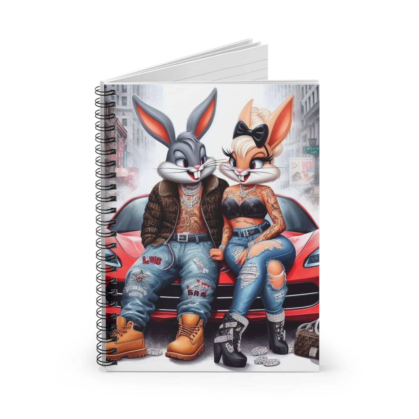 Bunny Spiral Notebook - Ruled Line