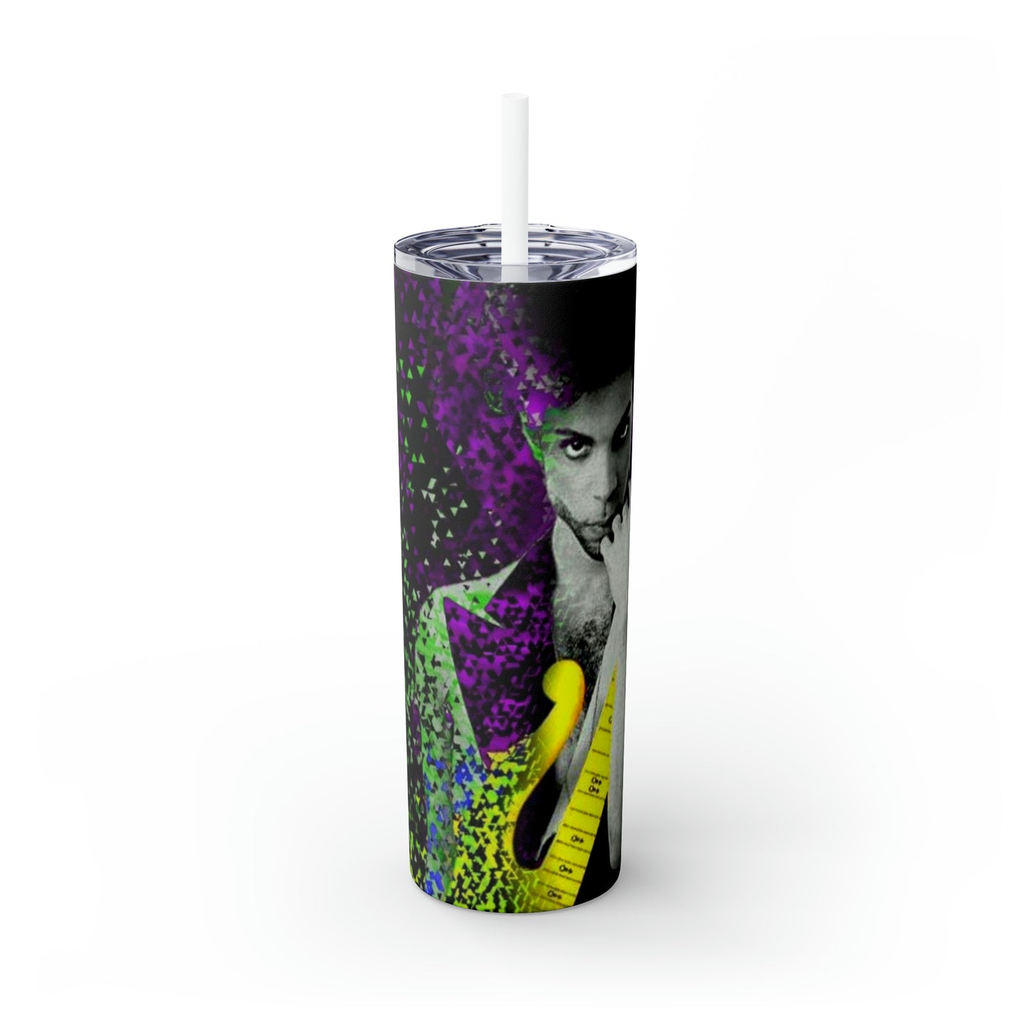 Prince Skinny Tumbler with Straw, 20oz