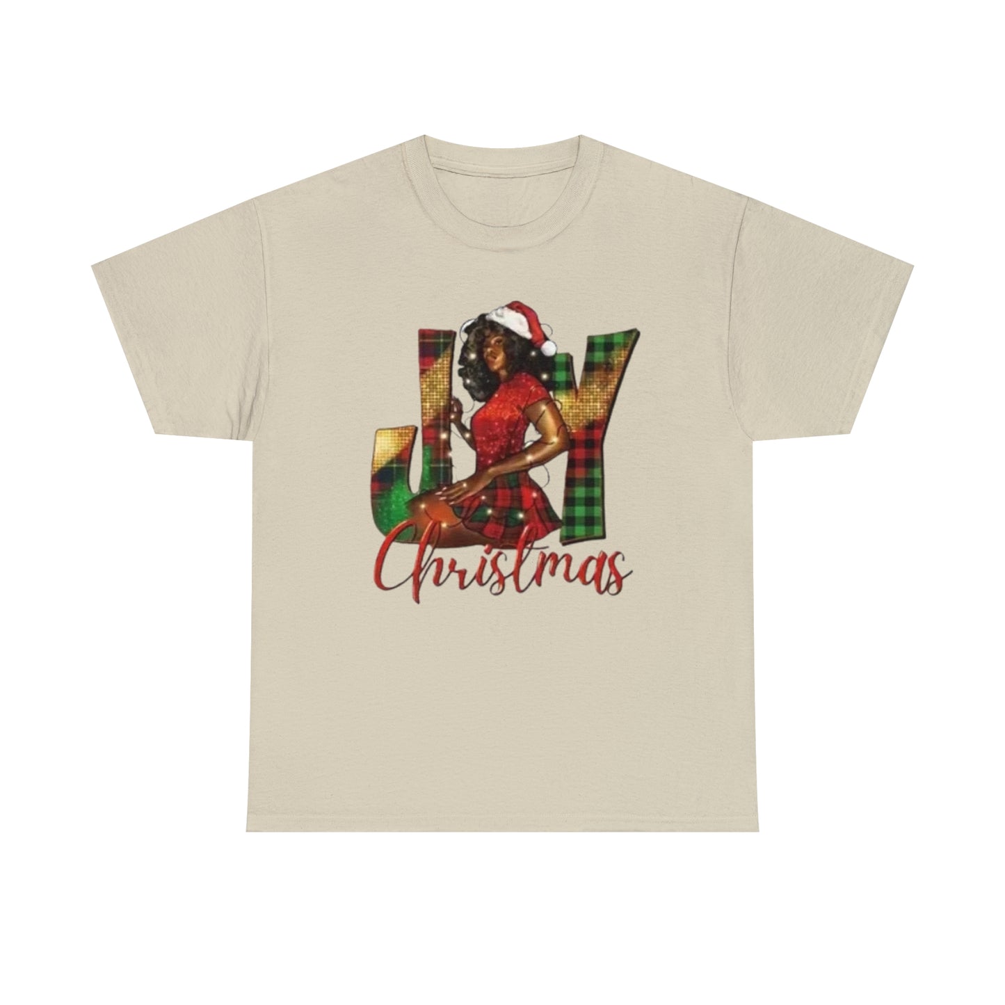 Woman's Heavy Cotton Christmas Tee