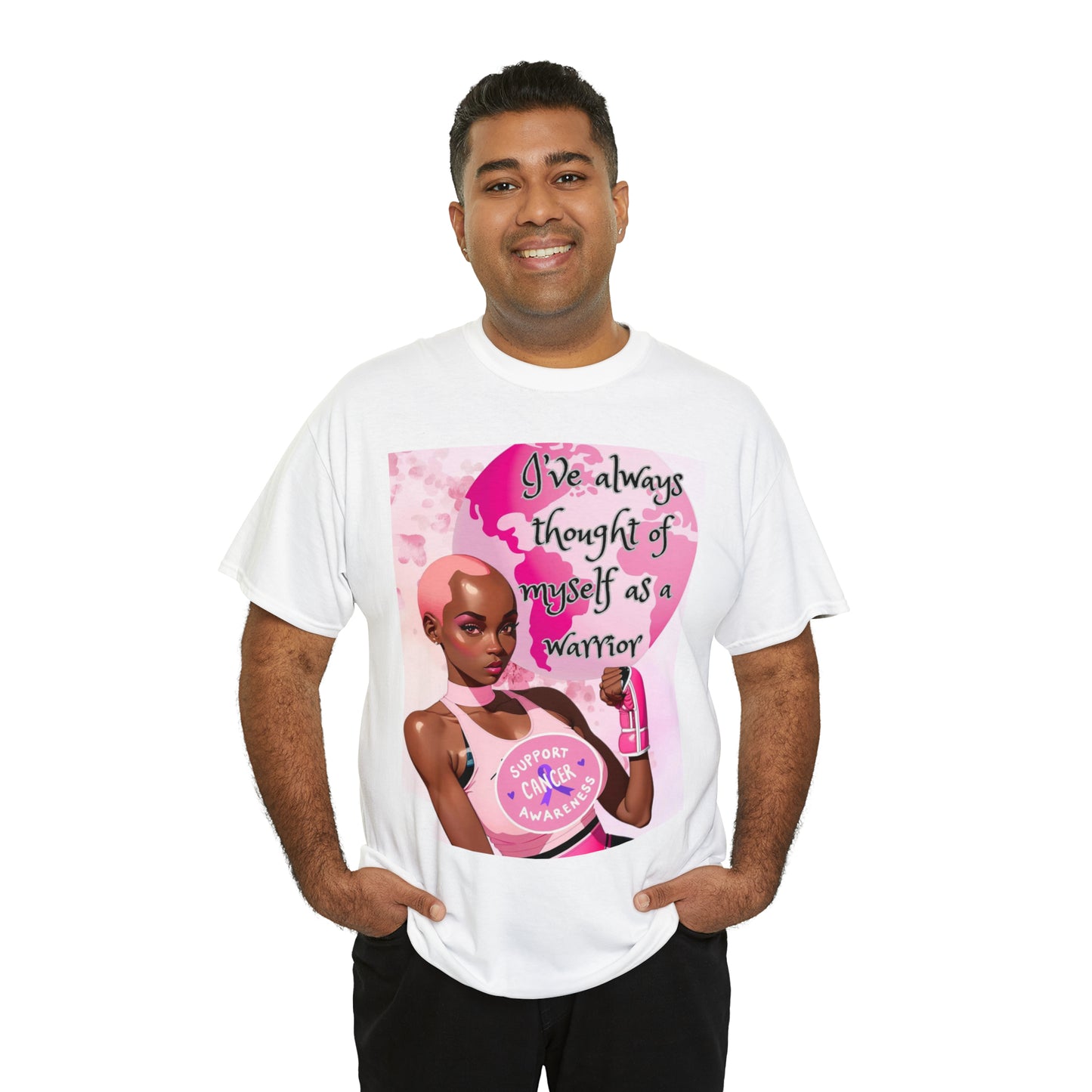 Breast cancer Heavy Cotton Tee