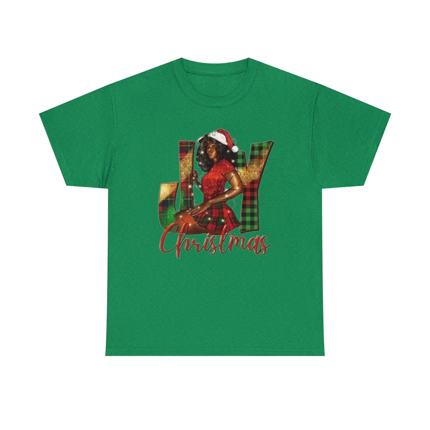 Woman's Heavy Cotton Christmas Tee