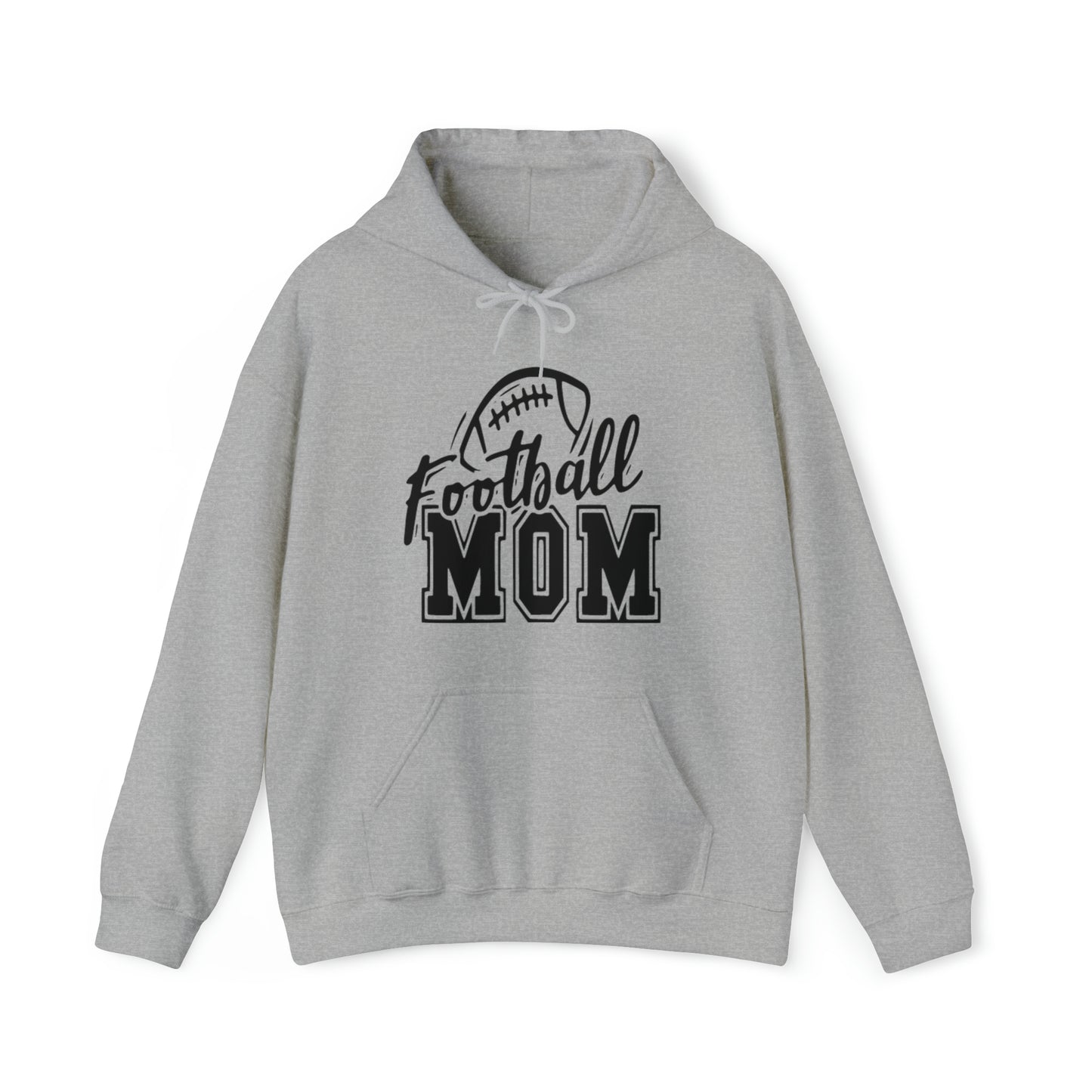 Football mom Heavy Blend™ Hooded Sweatshirt