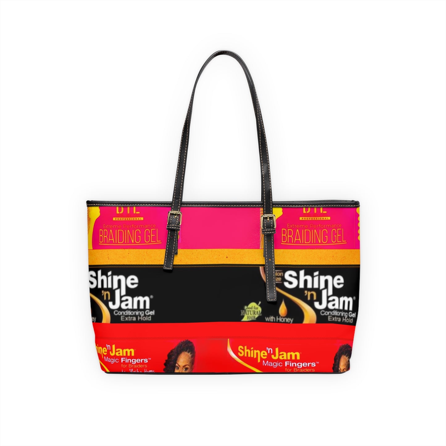 Shine -N- Jam Leather Shoulder Bag