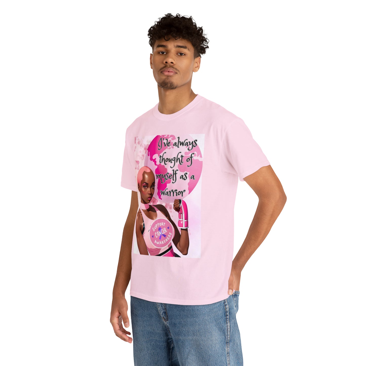 Breast cancer Heavy Cotton Tee