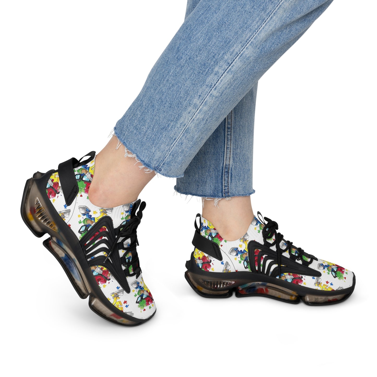 Autism Women's Mesh Sneakers