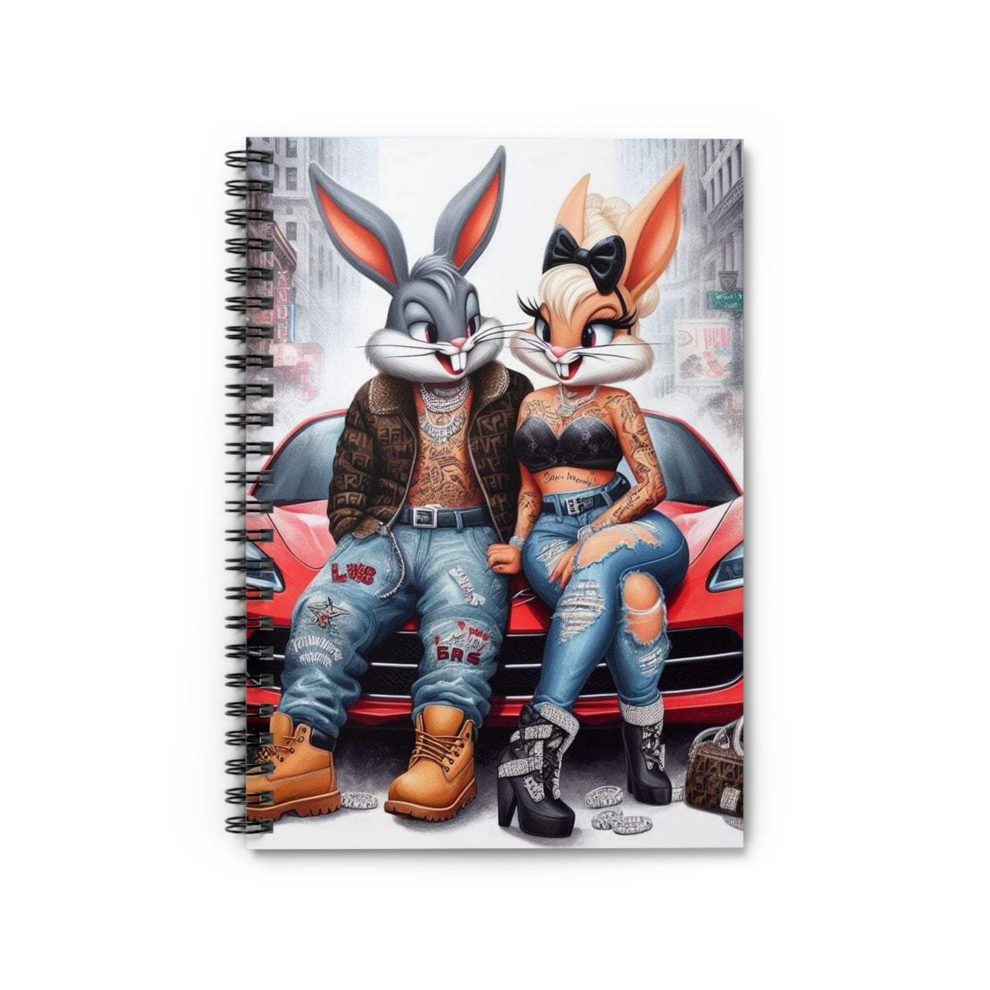 Bunny Spiral Notebook - Ruled Line