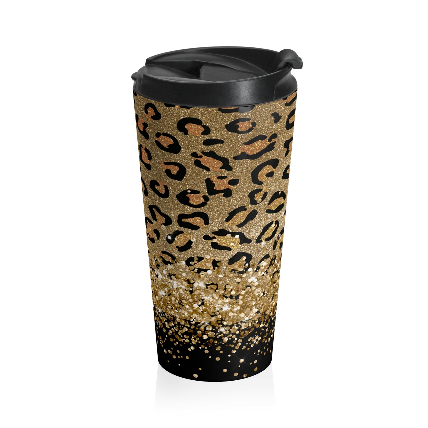 Leopard Stainless Steel Travel Mug