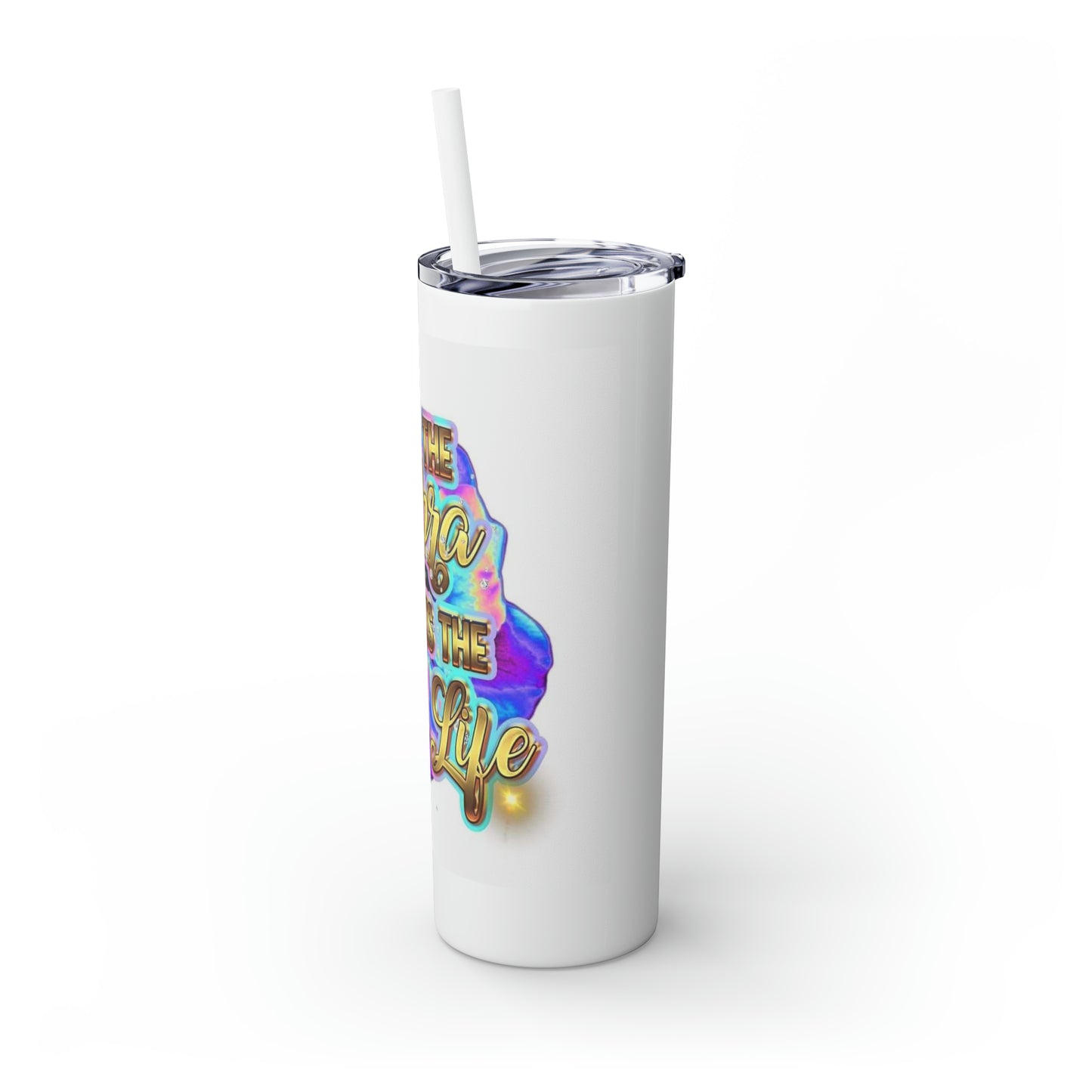 The libra life is the best life Tumbler with Straw, 20oz