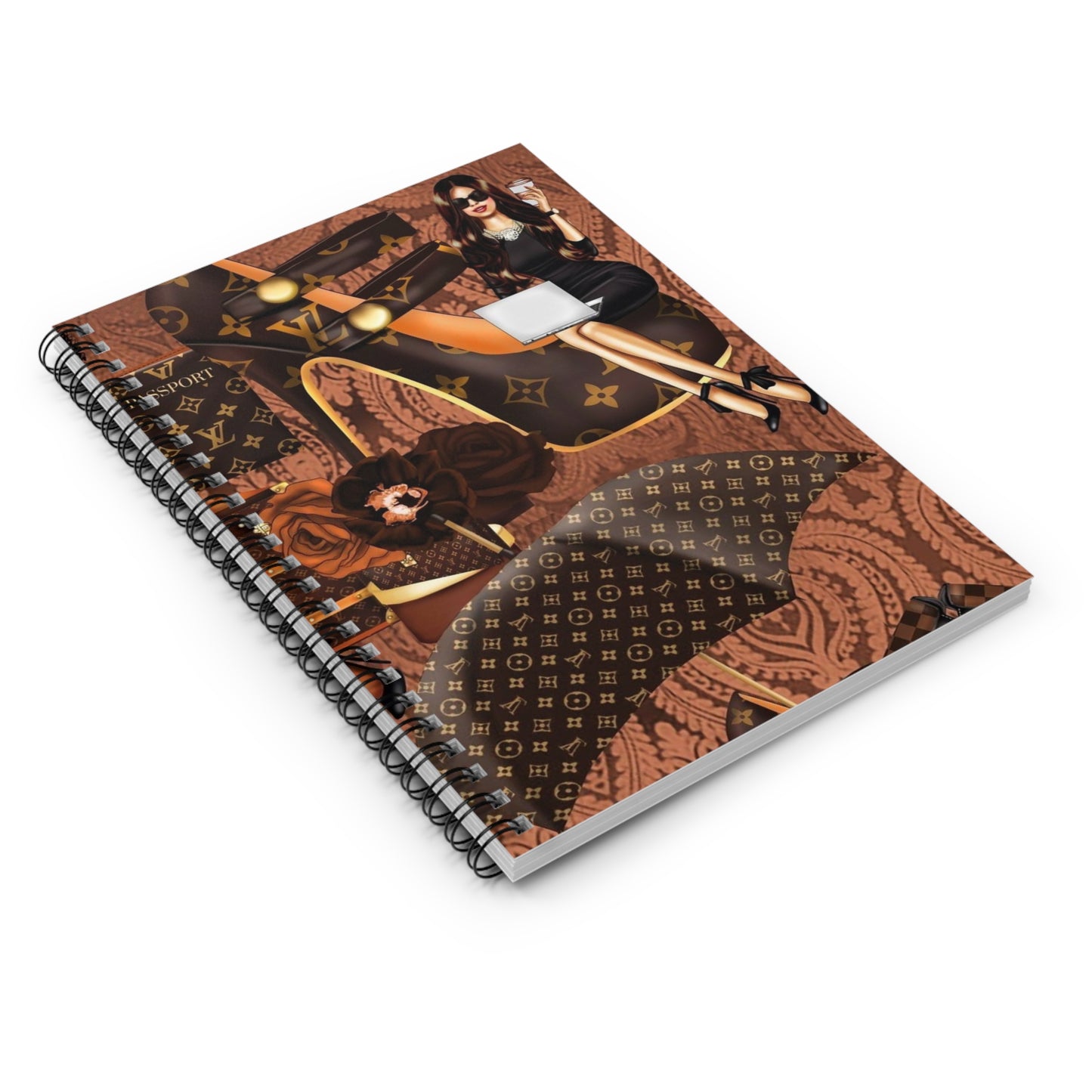 Woman Spiral Notebook - Ruled Line