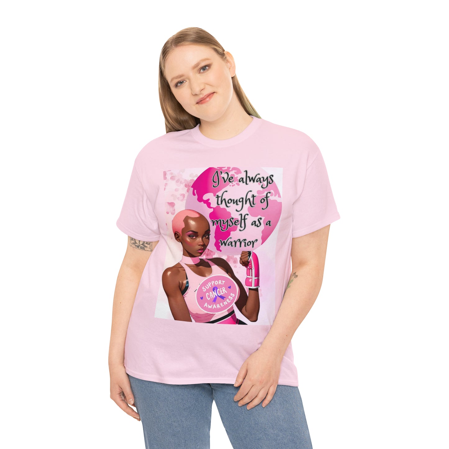 Breast cancer Heavy Cotton Tee