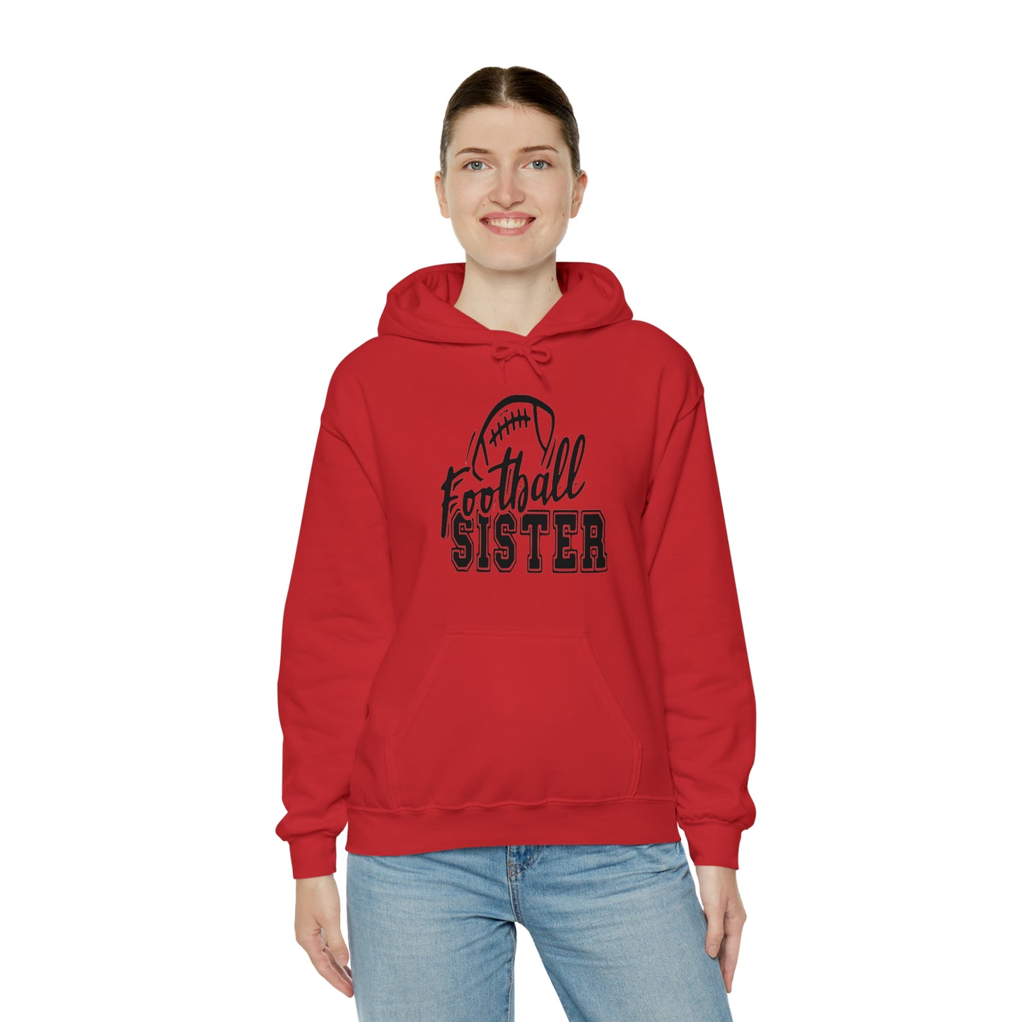 Football sister Hooded Sweatshirt