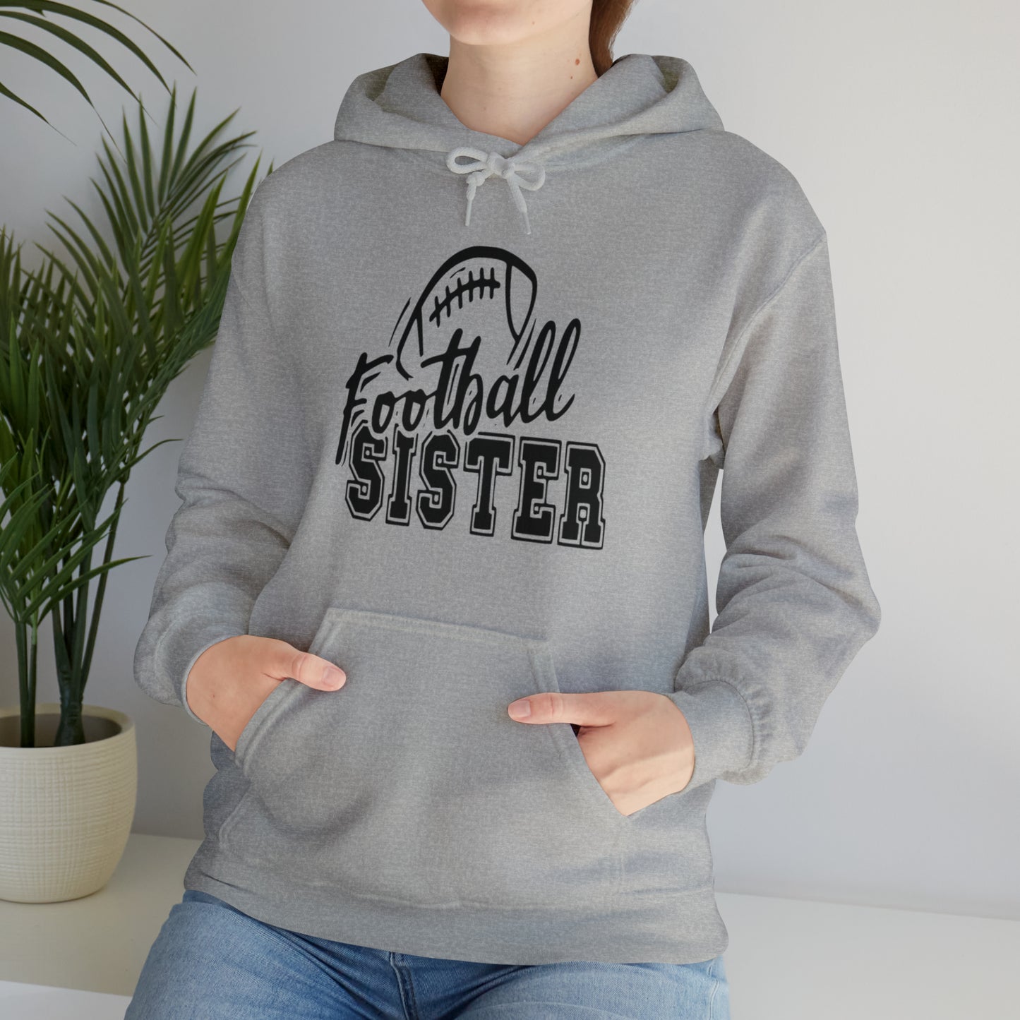 Football sister Hooded Sweatshirt