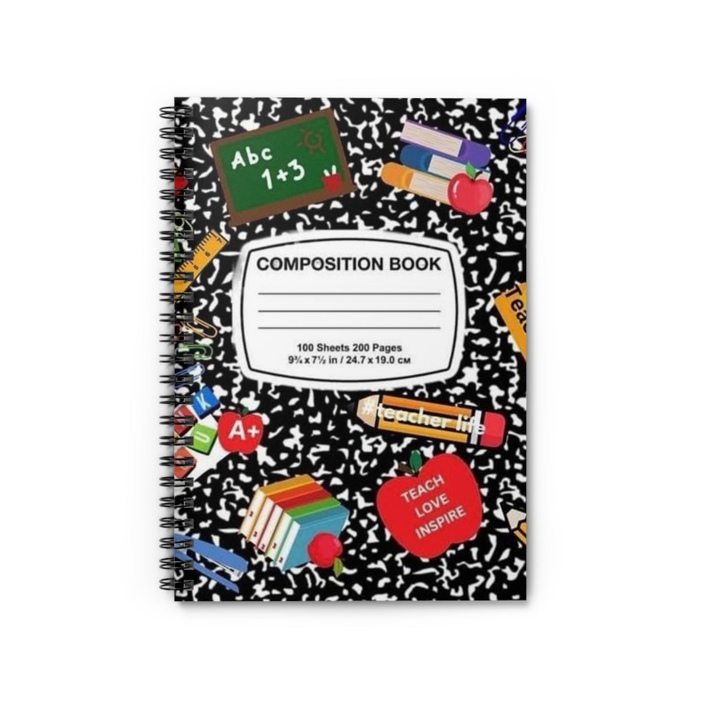 Teacher Spiral Notebook - Ruled Line