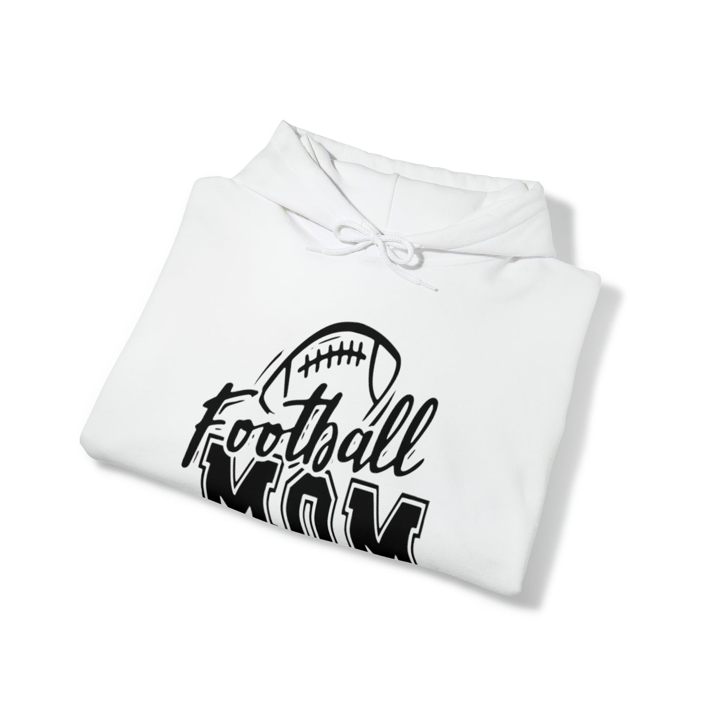 Football mom Heavy Blend™ Hooded Sweatshirt