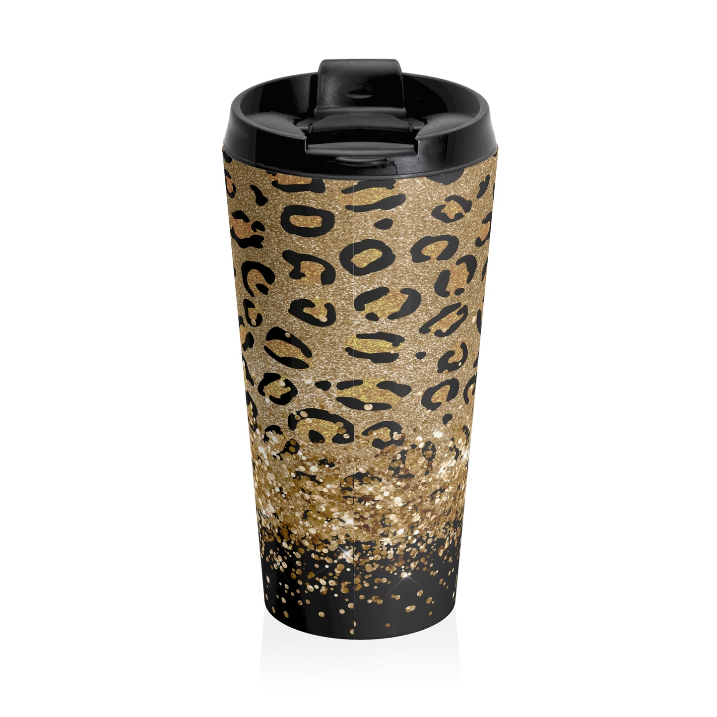 Leopard Stainless Steel Travel Mug