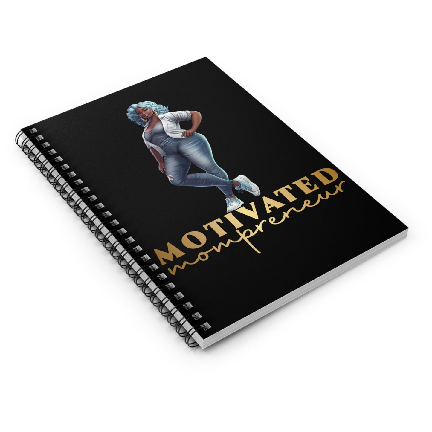 Motivated entrepreneur Spiral Notebook - Ruled Line