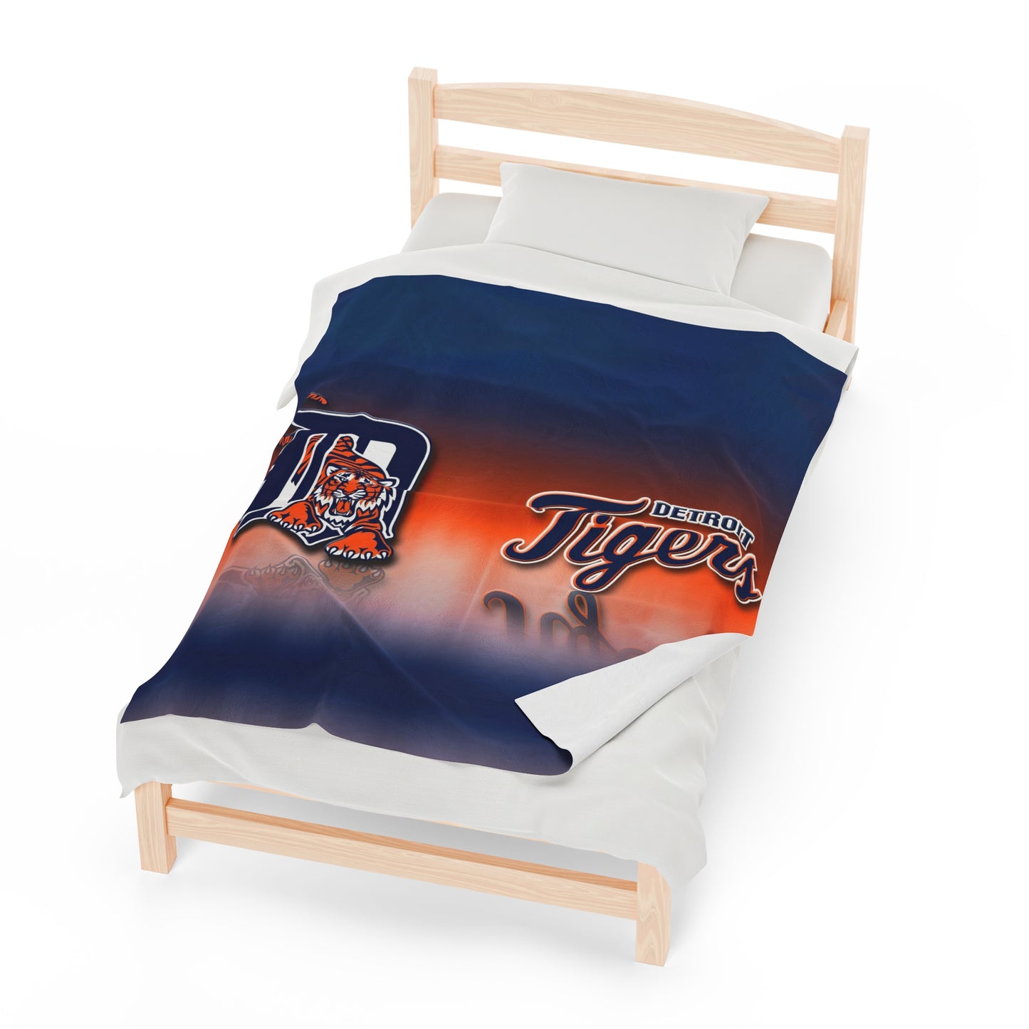 Detroit Tigers Velveteen Plush Blanket