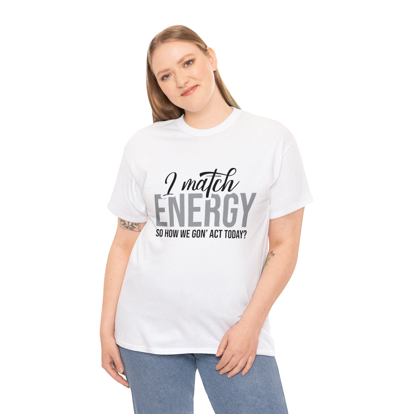 Match Energy Heavy Cotton Tee