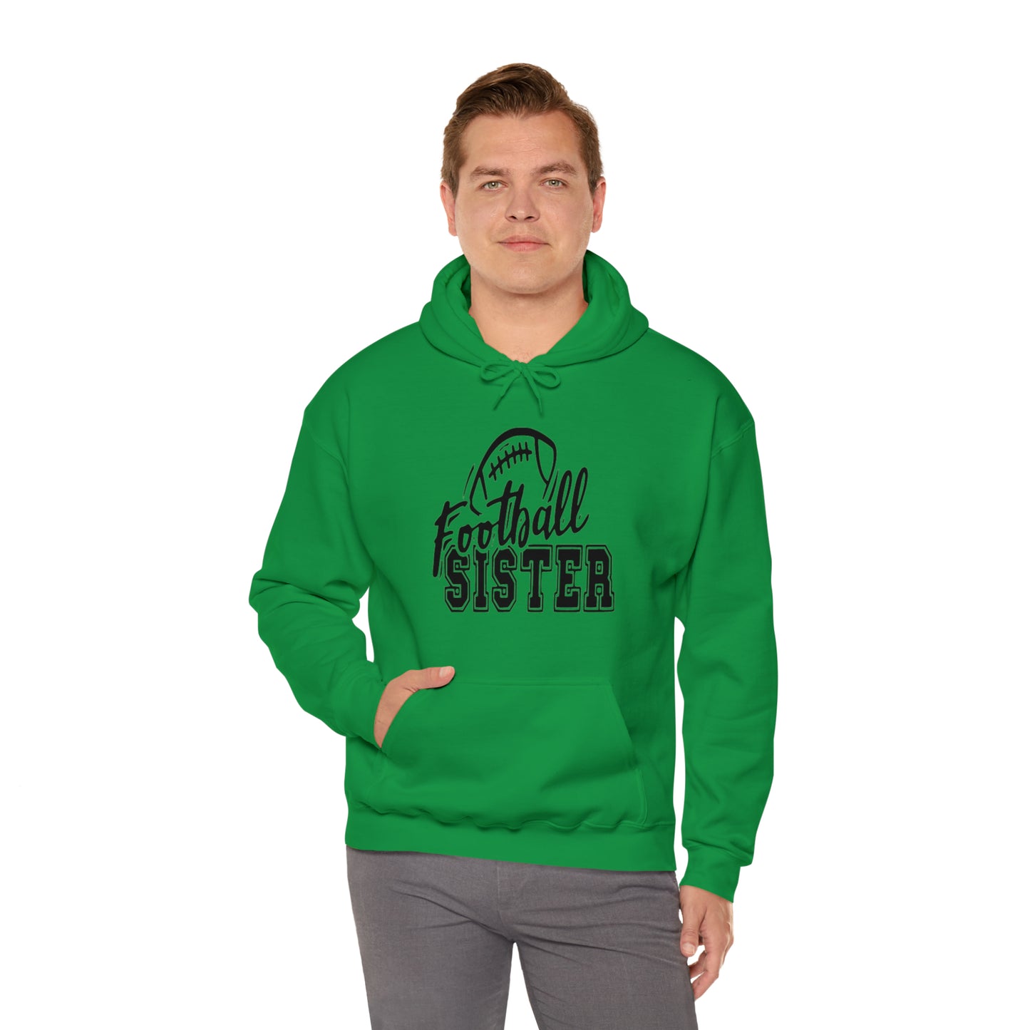 Football sister Hooded Sweatshirt