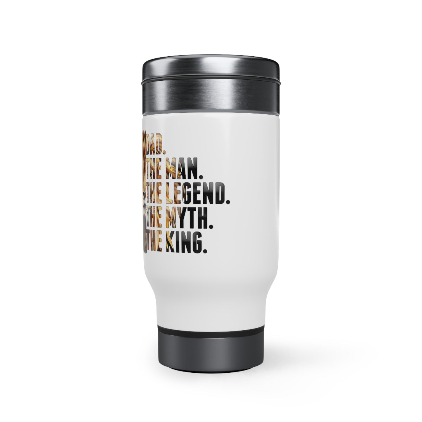 Dads Stainless Steel Travel Mug with Handle, 14oz