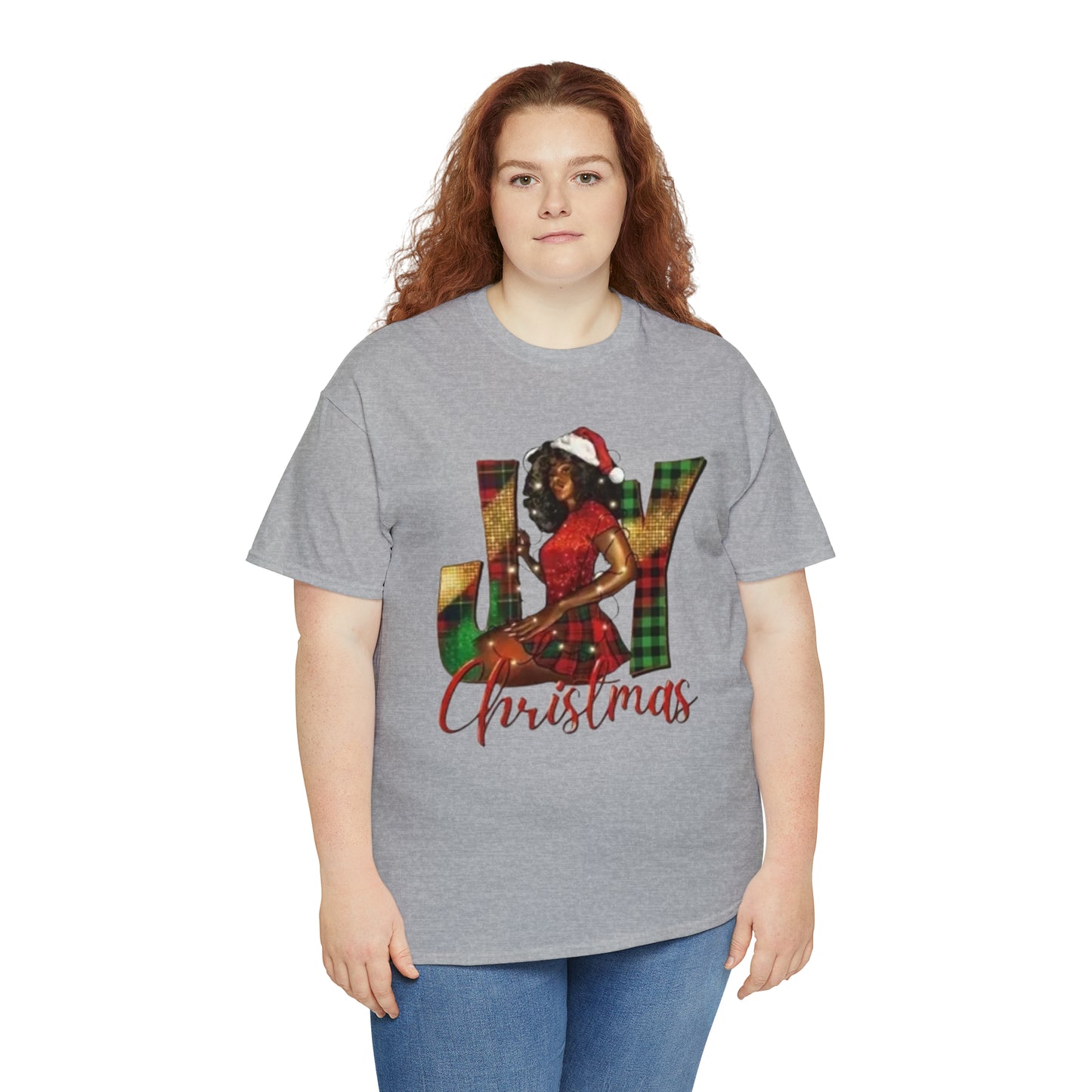 Woman's Heavy Cotton Christmas Tee