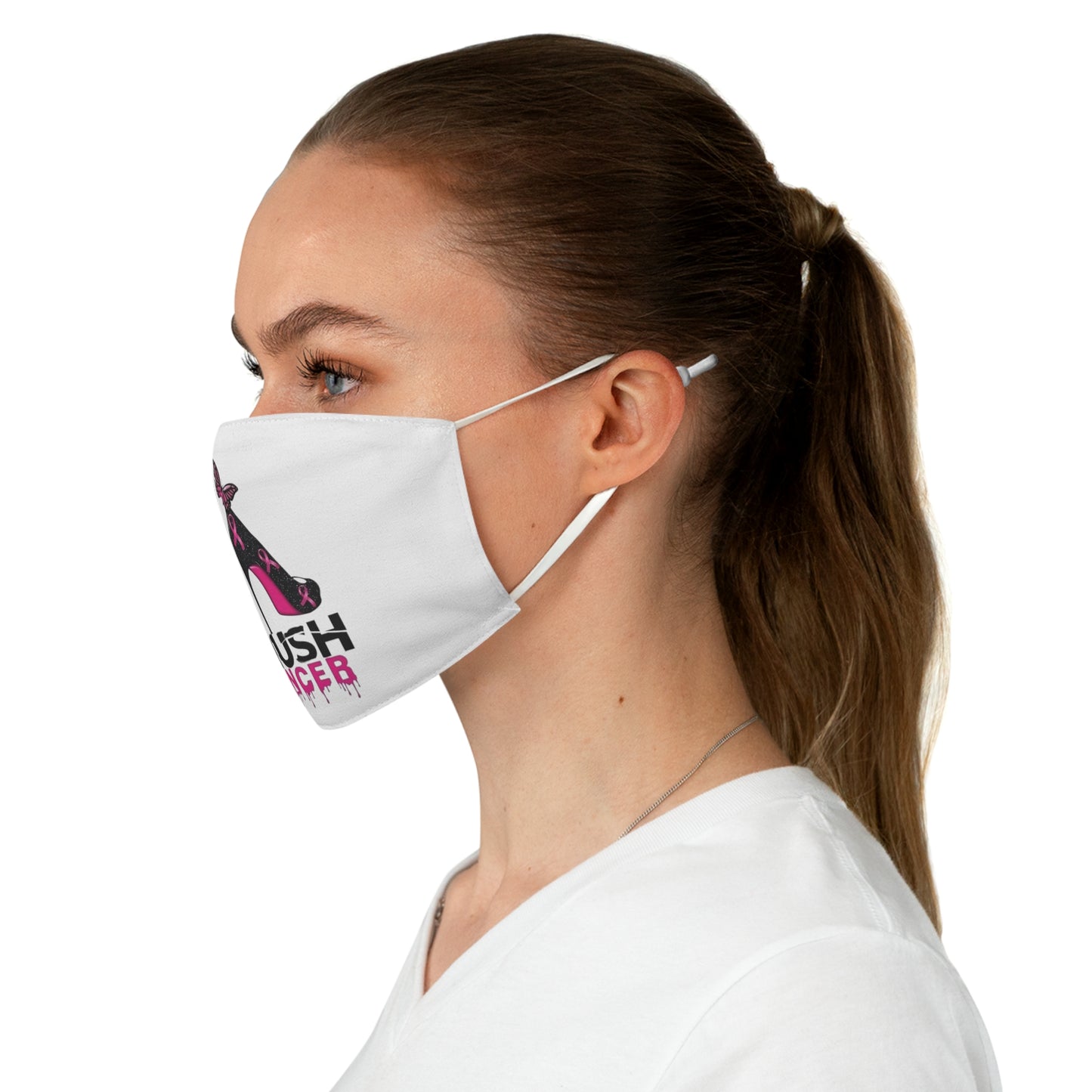 Crush Cancer Fabric Face Mask