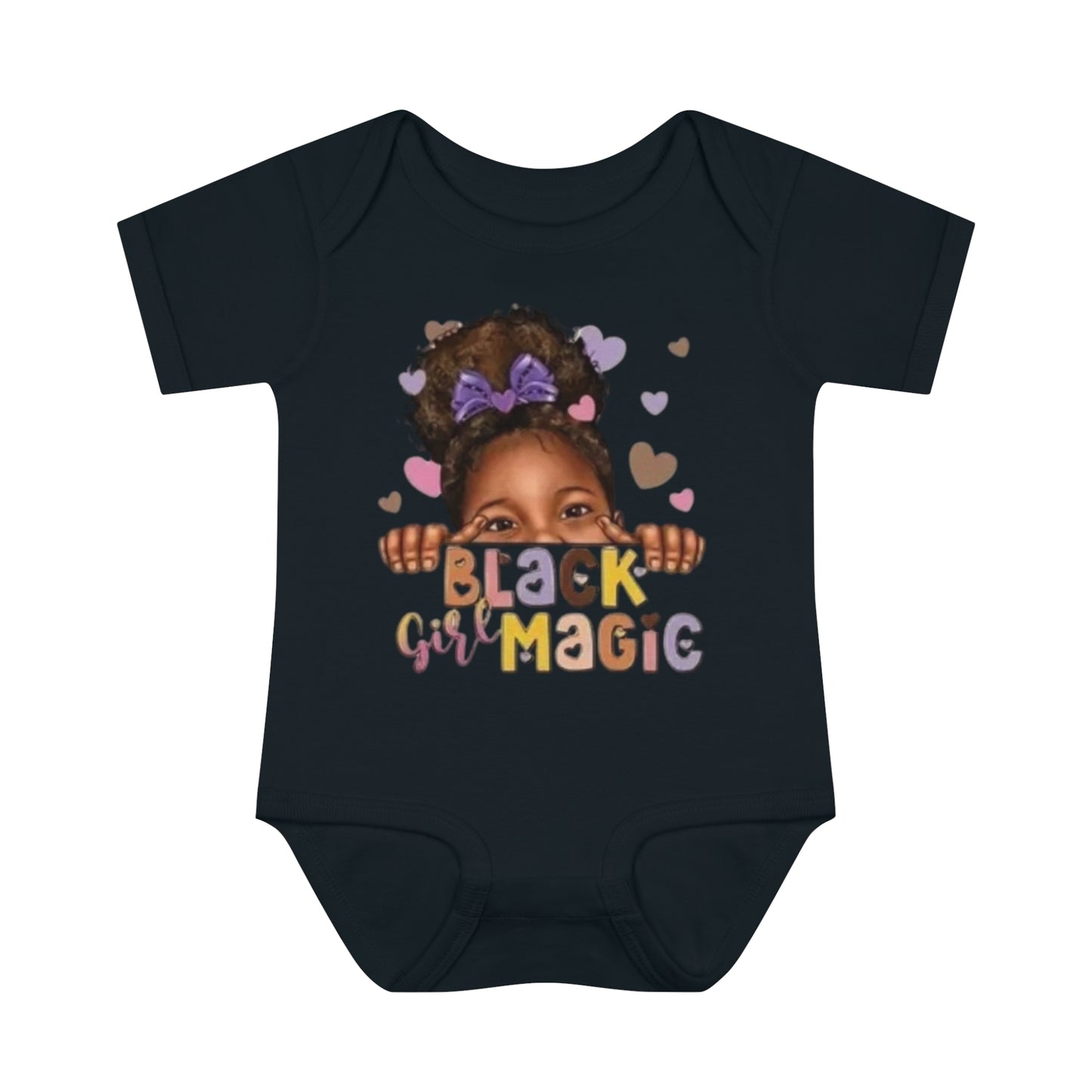 black girl magic Infant Baby Rib Bodysuit