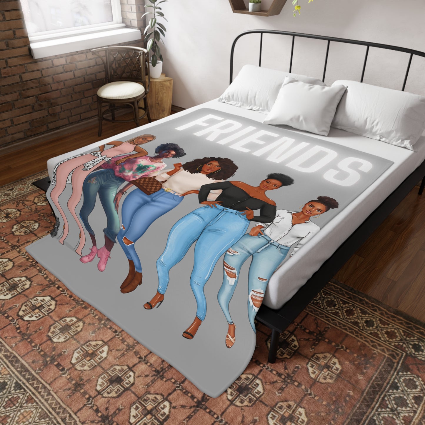 Friends Plush Fleece Blanket