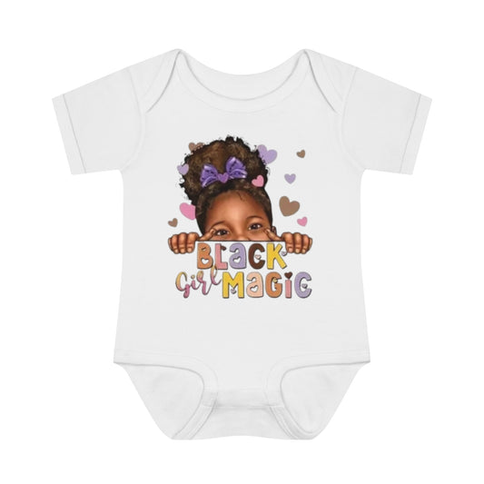 black girl magic Infant Baby Rib Bodysuit