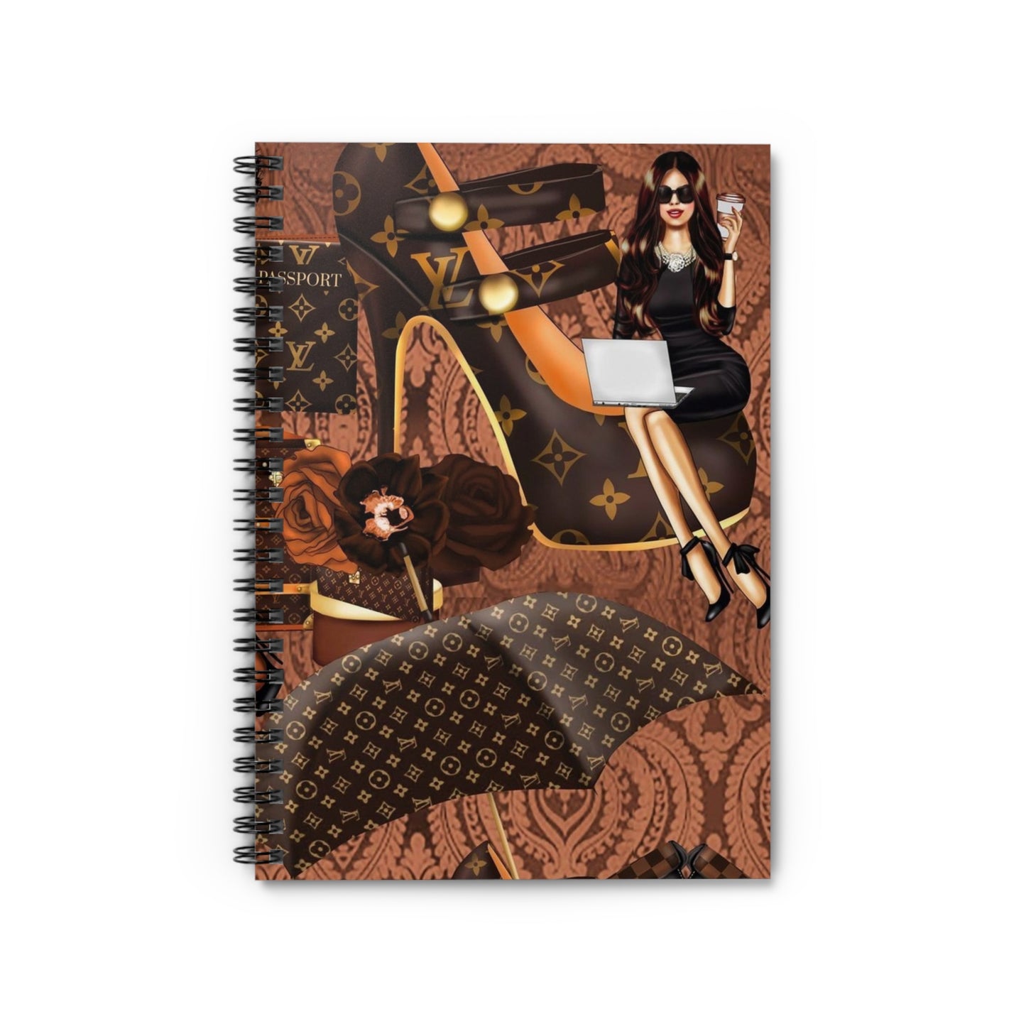 Woman Spiral Notebook - Ruled Line