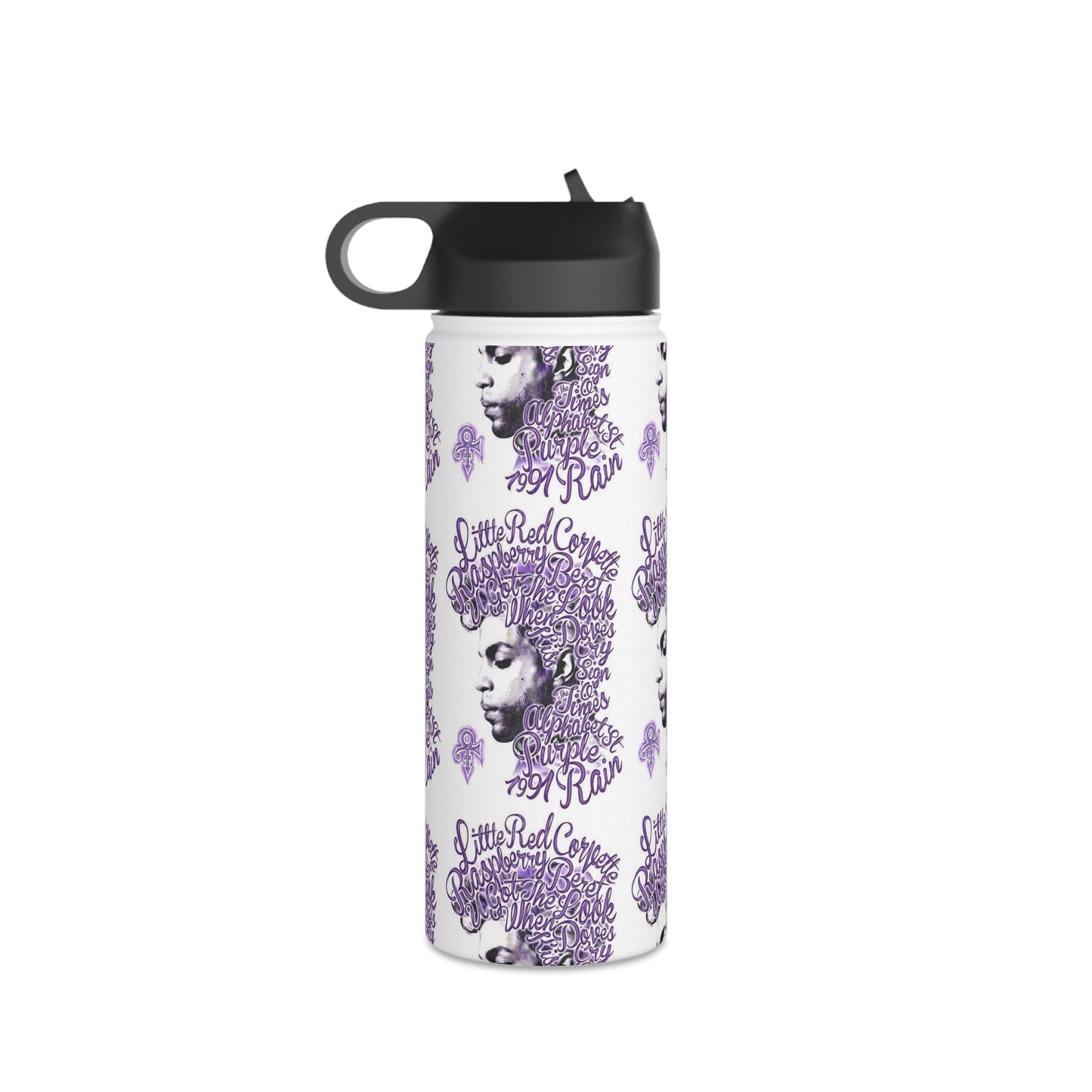 Prince Stainless Steel Water Bottle, Standard Lid