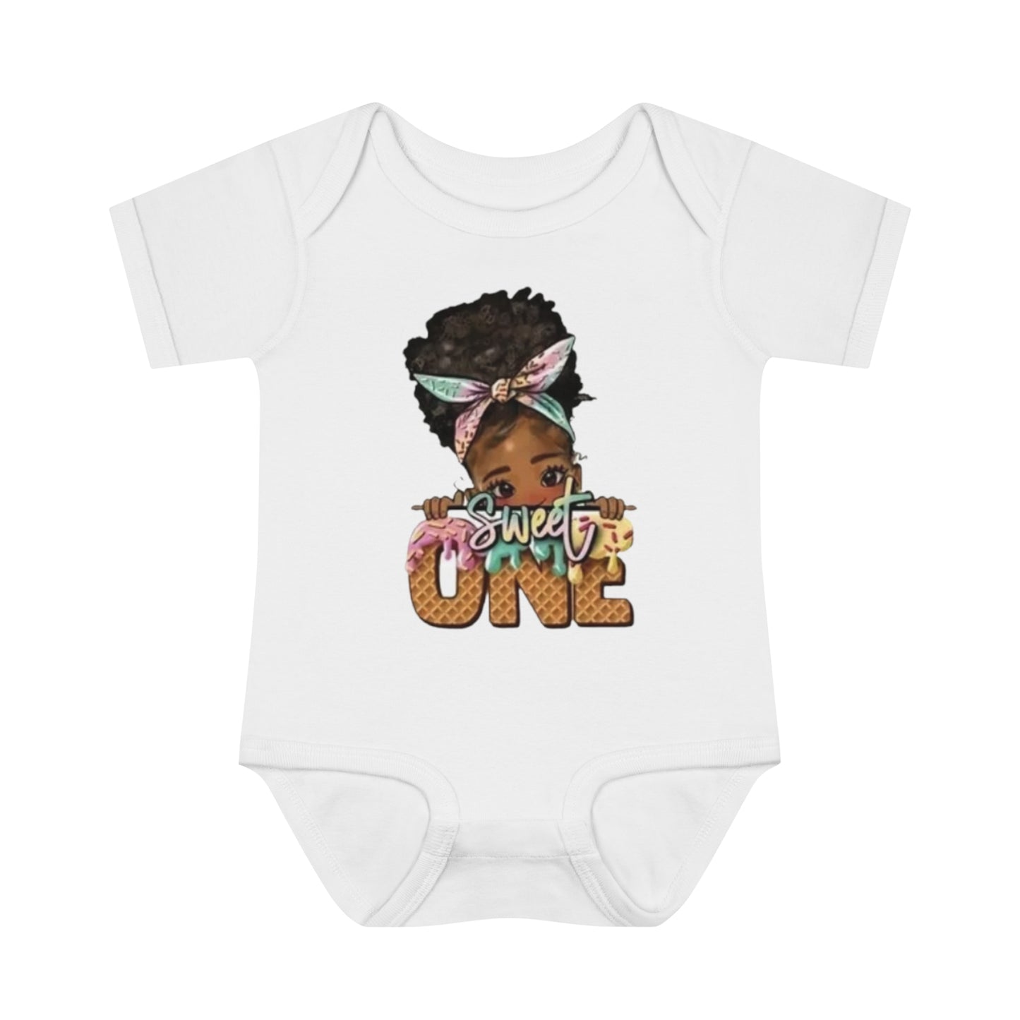 sweet one Infant Baby Rib Bodysuit