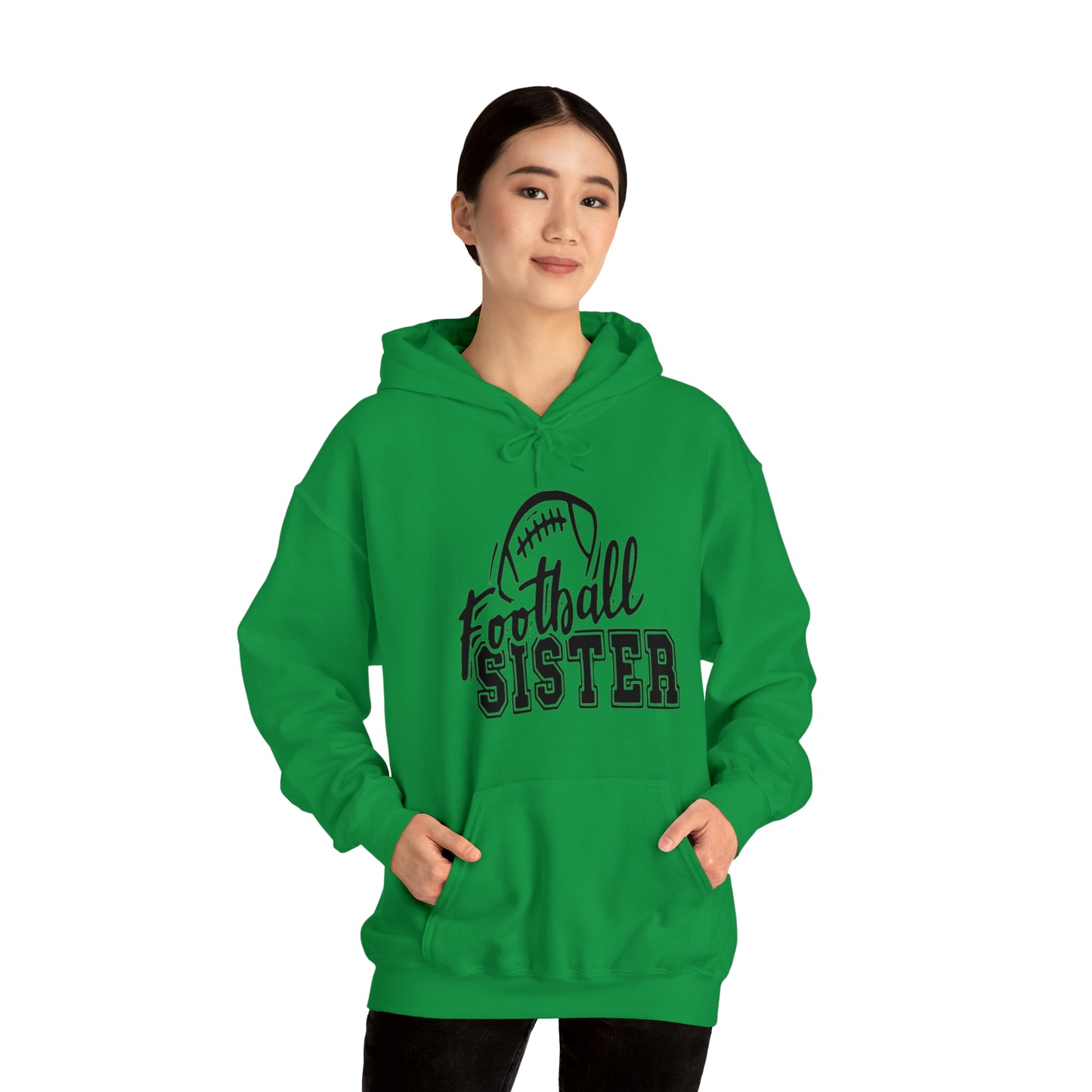 Football sister Hooded Sweatshirt