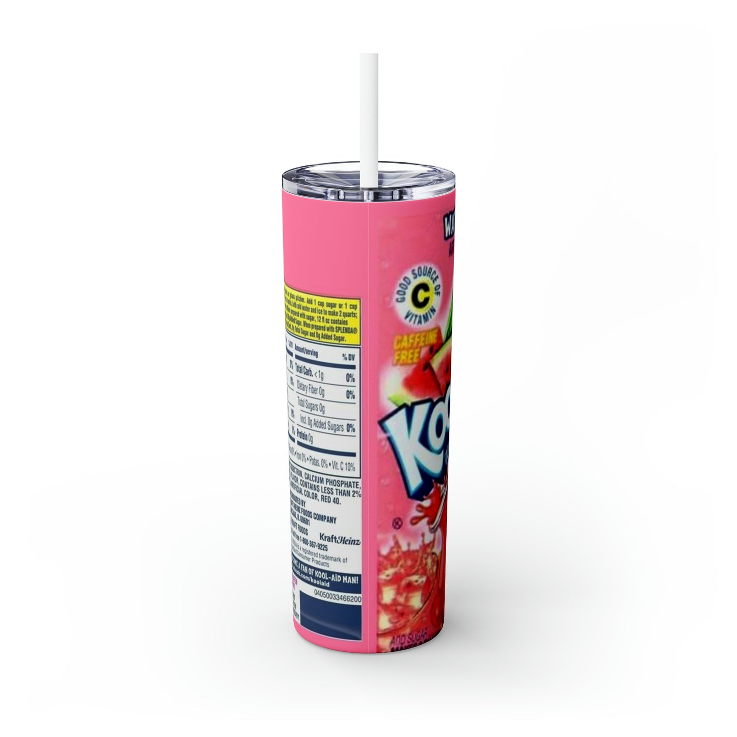 Kool-aid Skinny Tumbler with Straw, 20oz