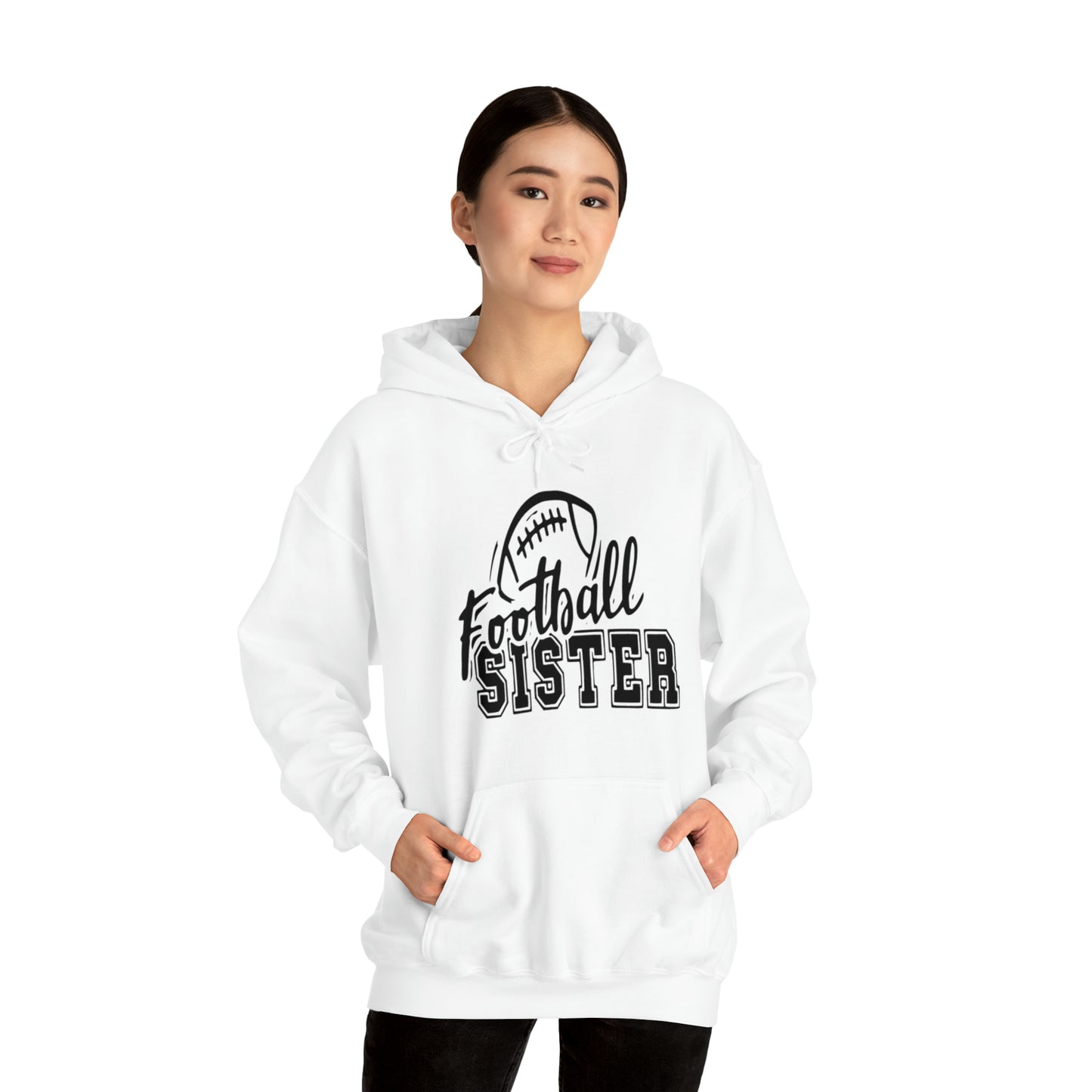 Football sister Hooded Sweatshirt