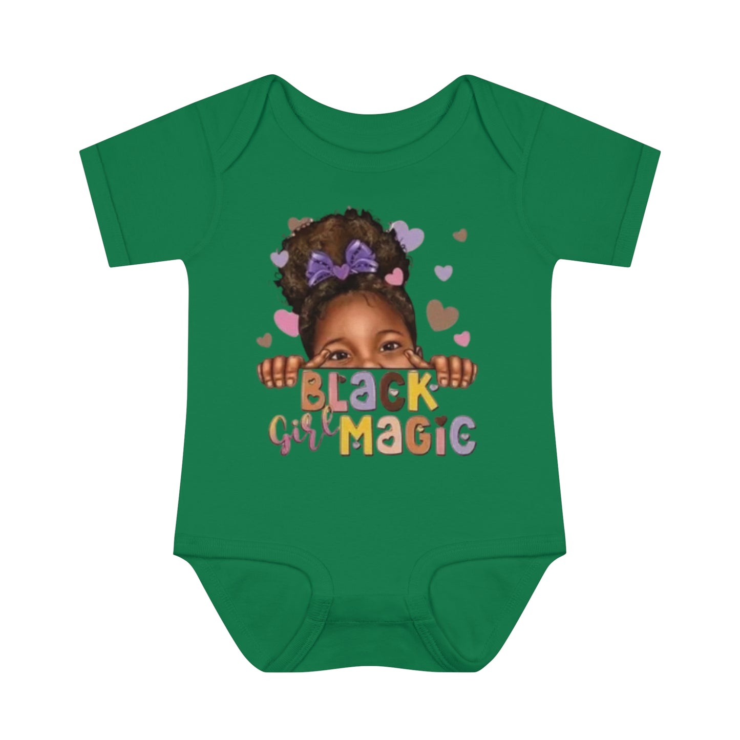 black girl magic Infant Baby Rib Bodysuit