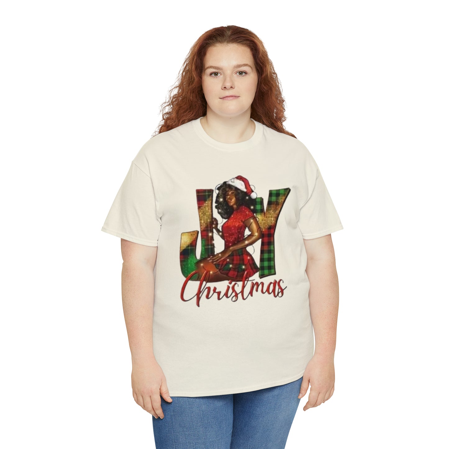 Woman's Heavy Cotton Christmas Tee