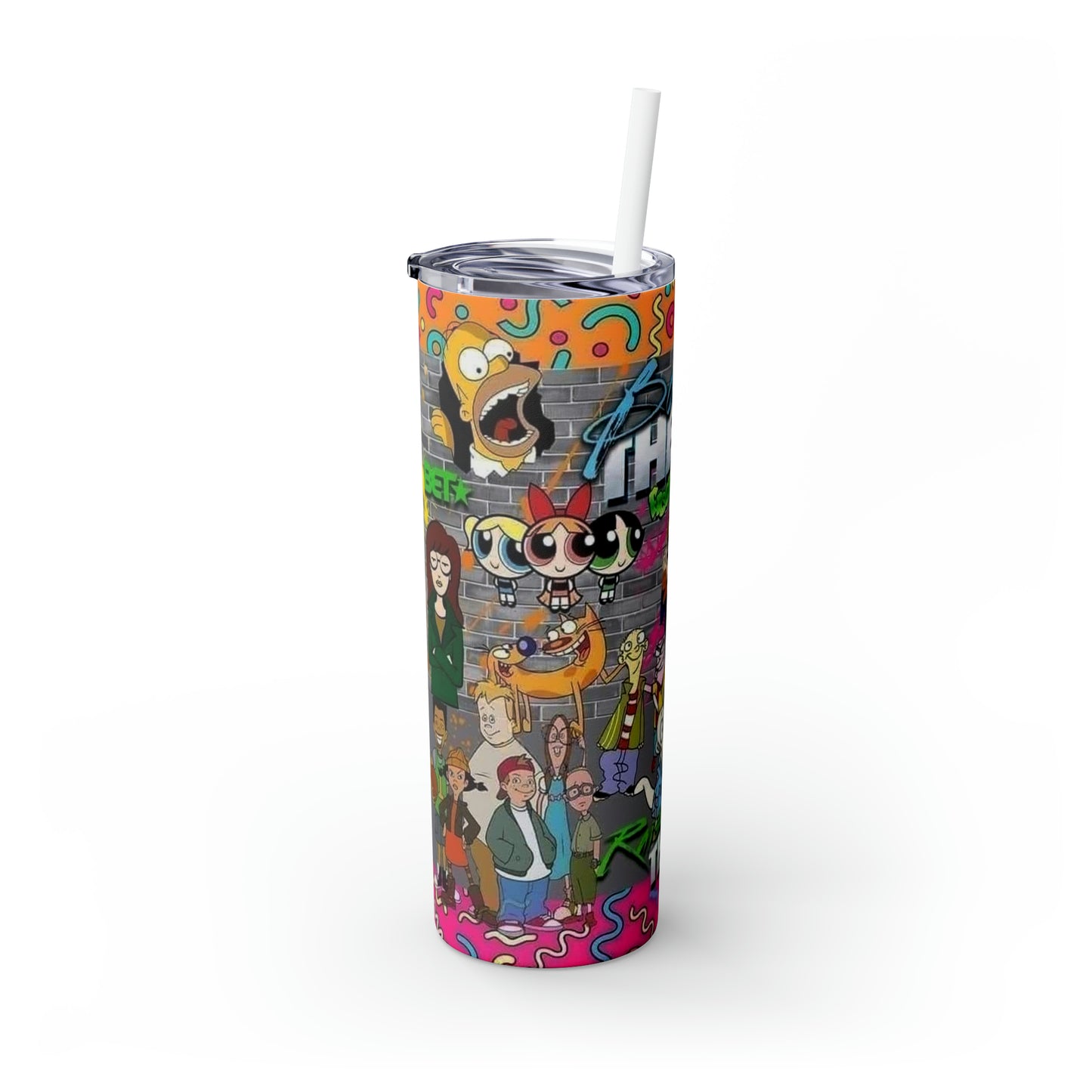 Born in the 80s Tumbler with Straw, 20oz