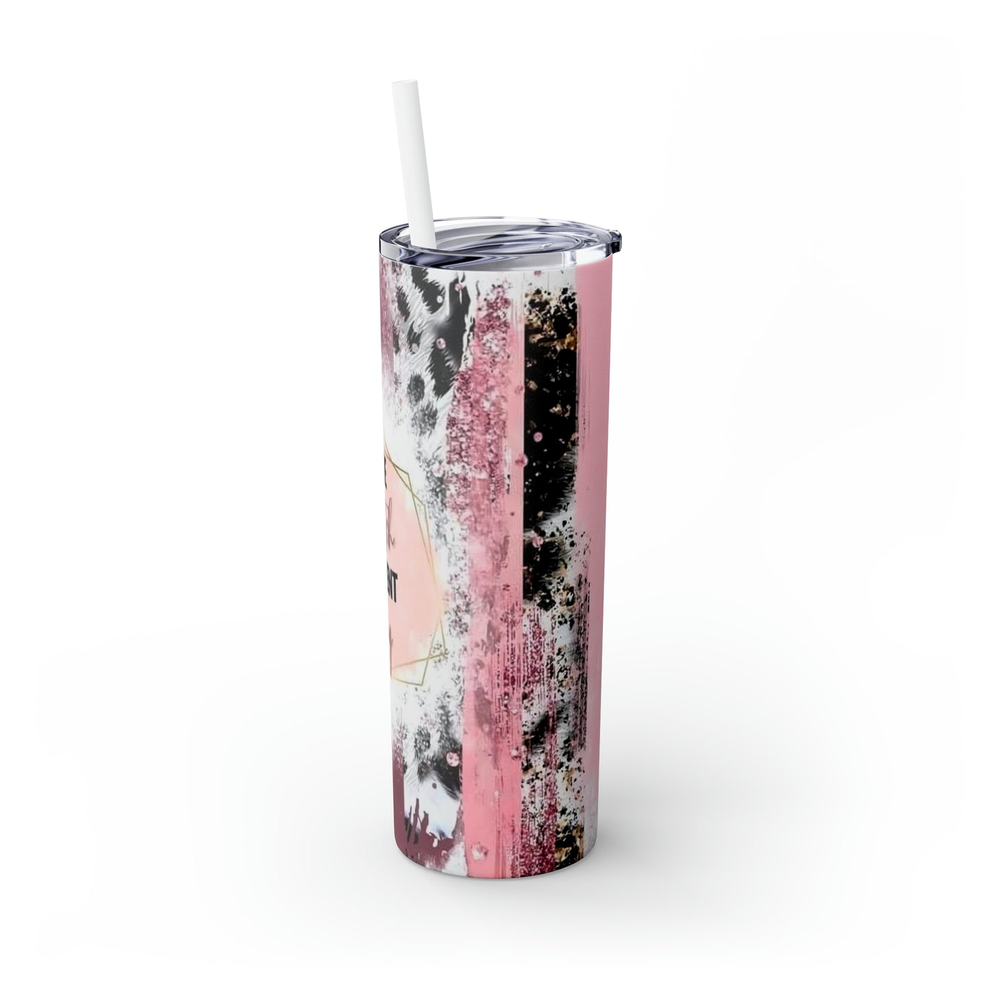 Same bitch different day Skinny Tumbler with Straw, 20oz