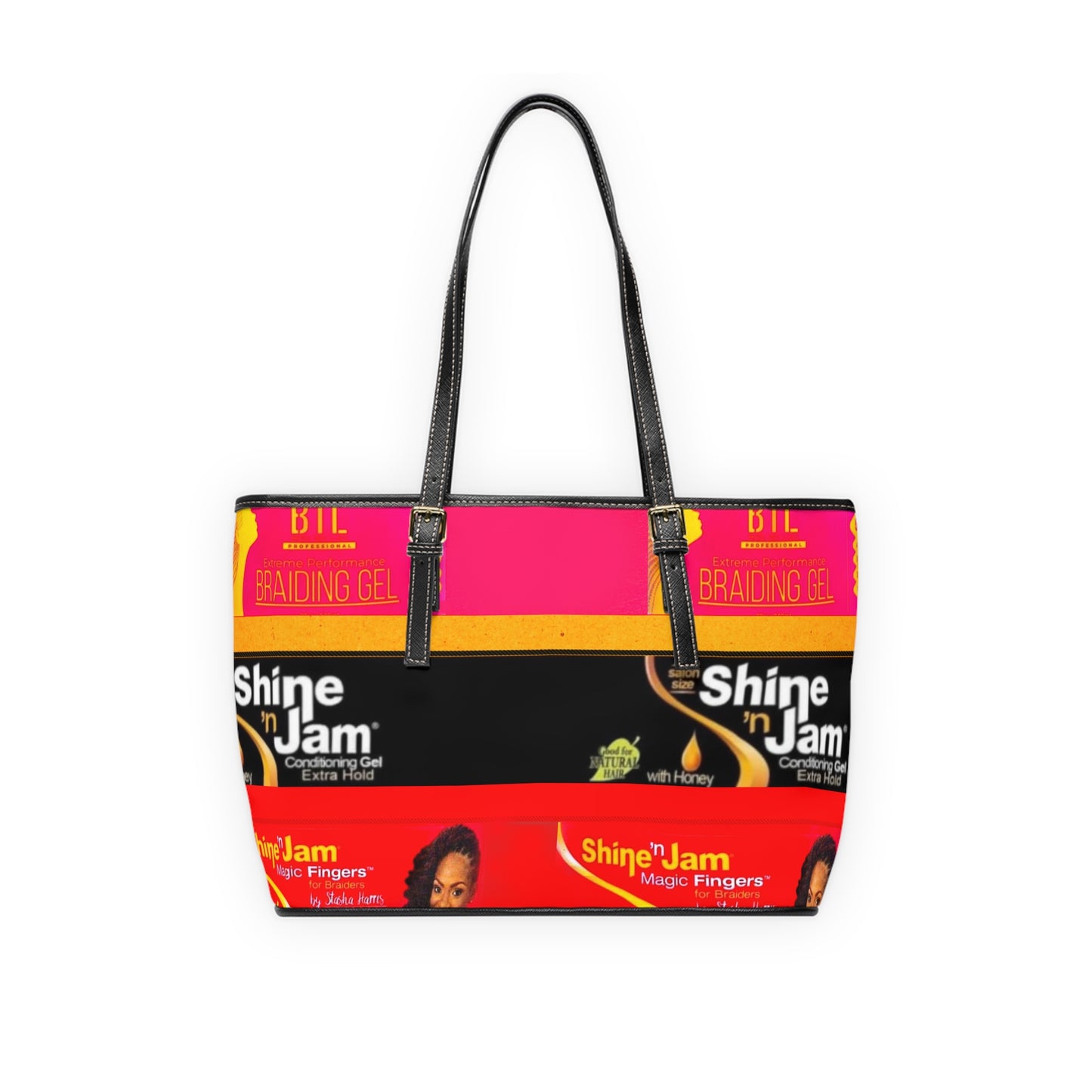 Shine -N- Jam Leather Shoulder Bag