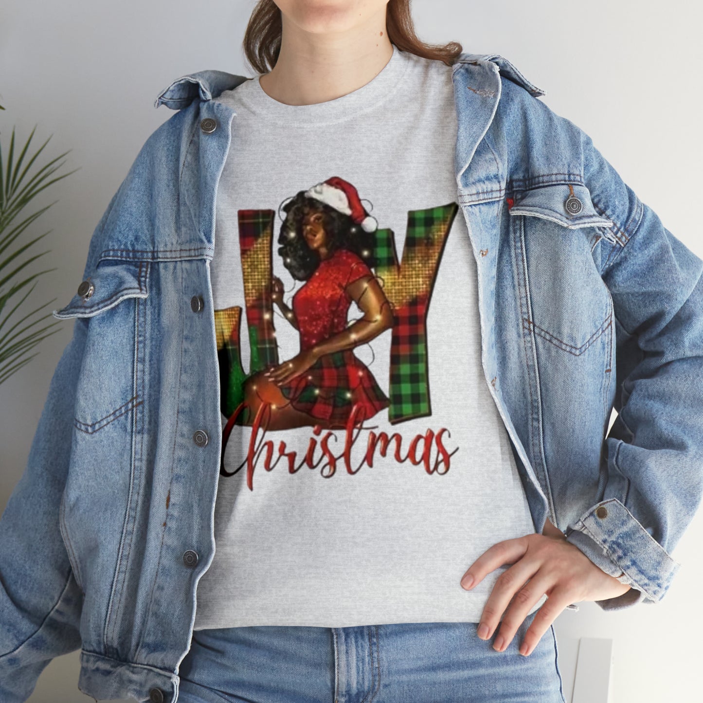 Woman's Heavy Cotton Christmas Tee