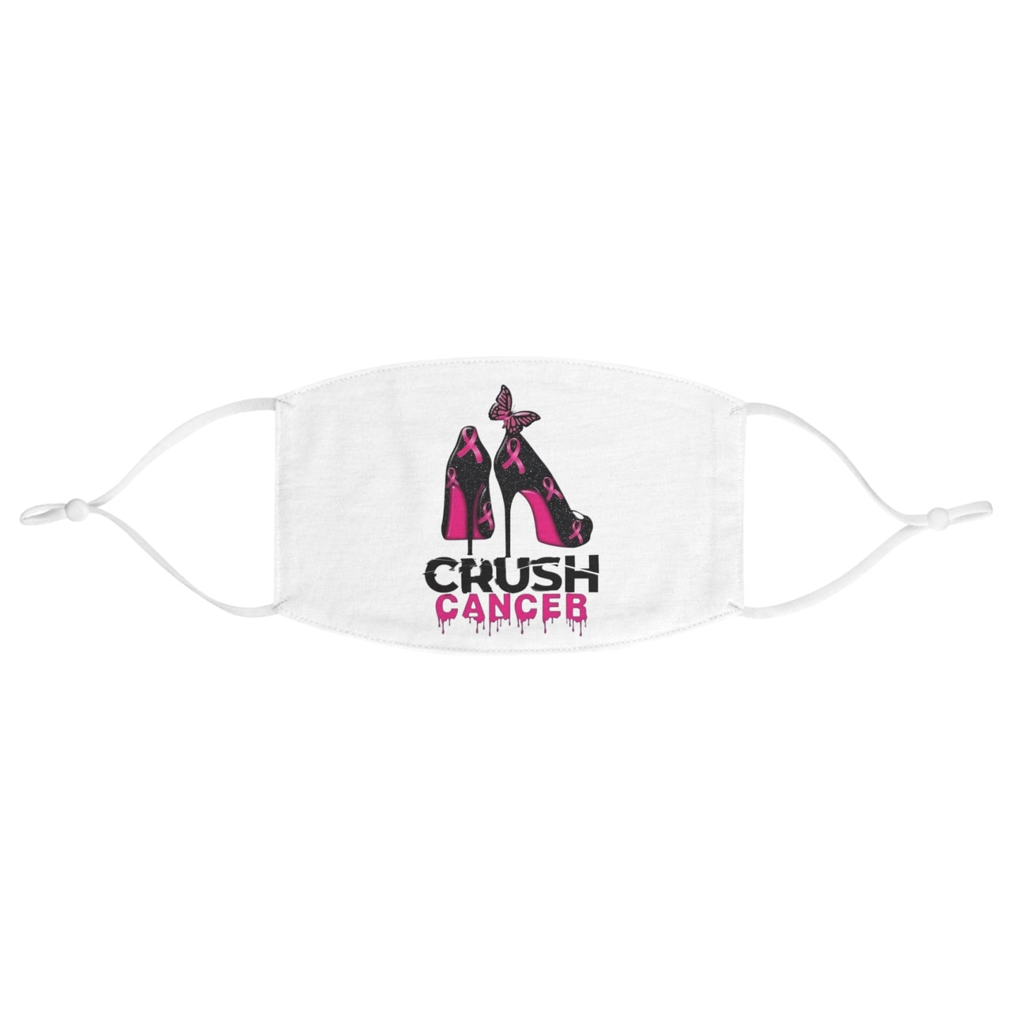 Crush Cancer Fabric Face Mask