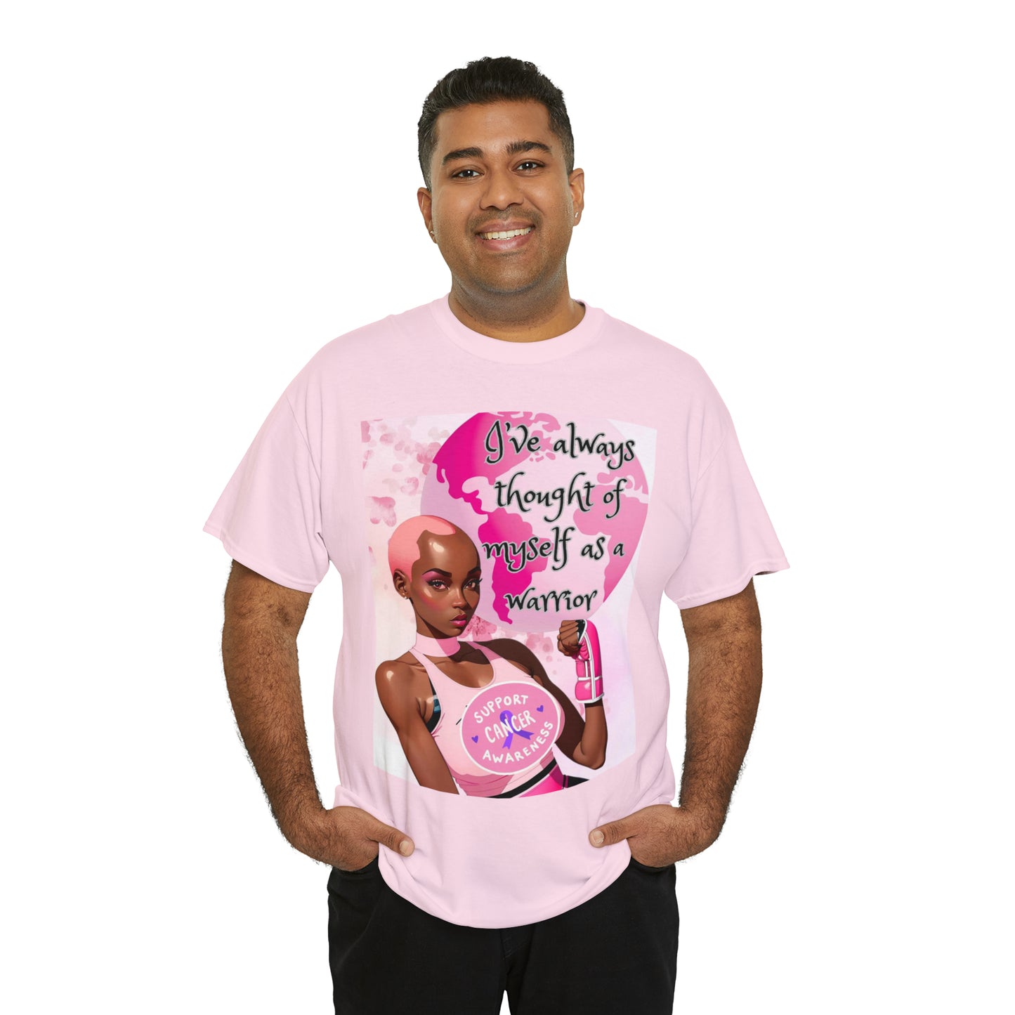 Breast cancer Heavy Cotton Tee