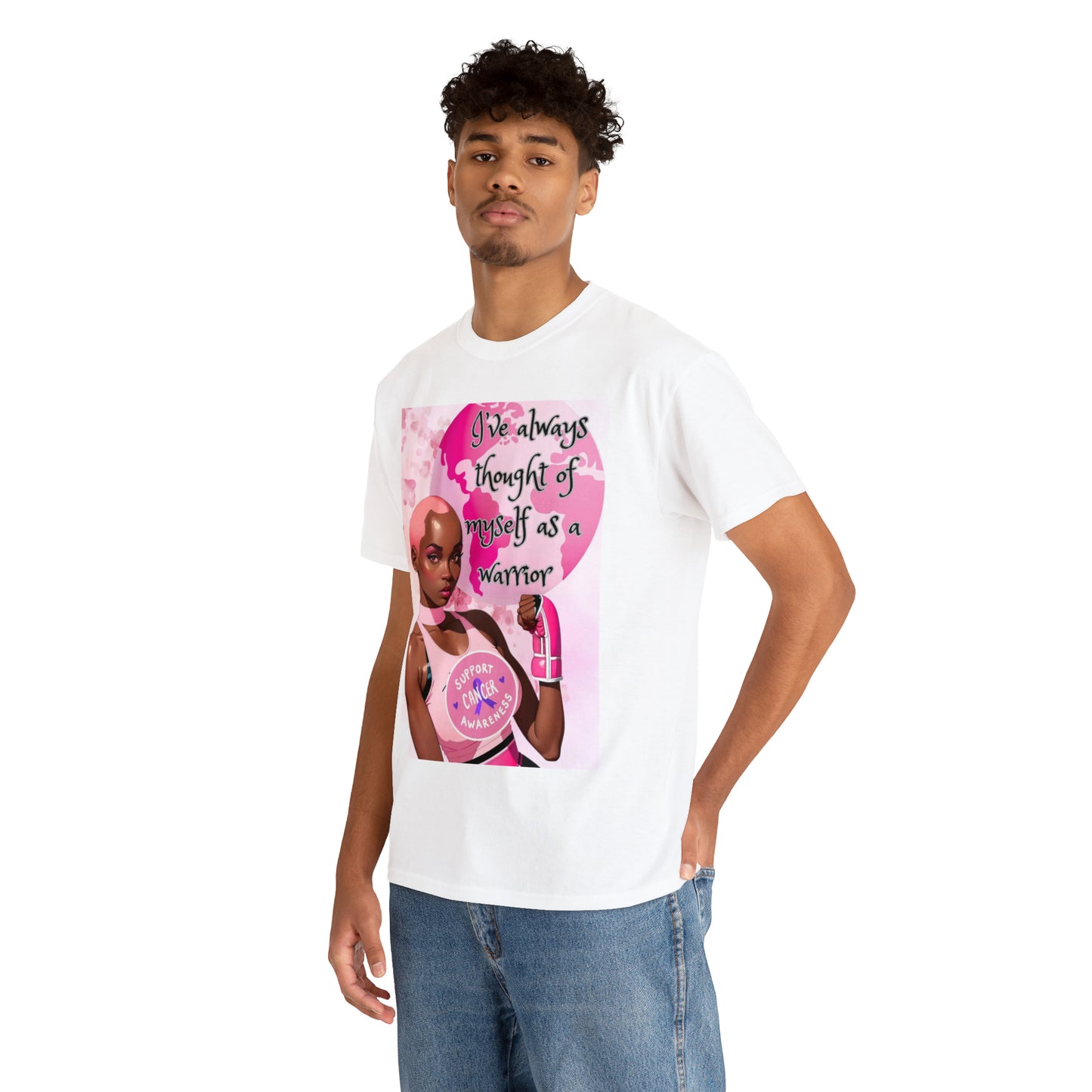 Breast cancer Heavy Cotton Tee