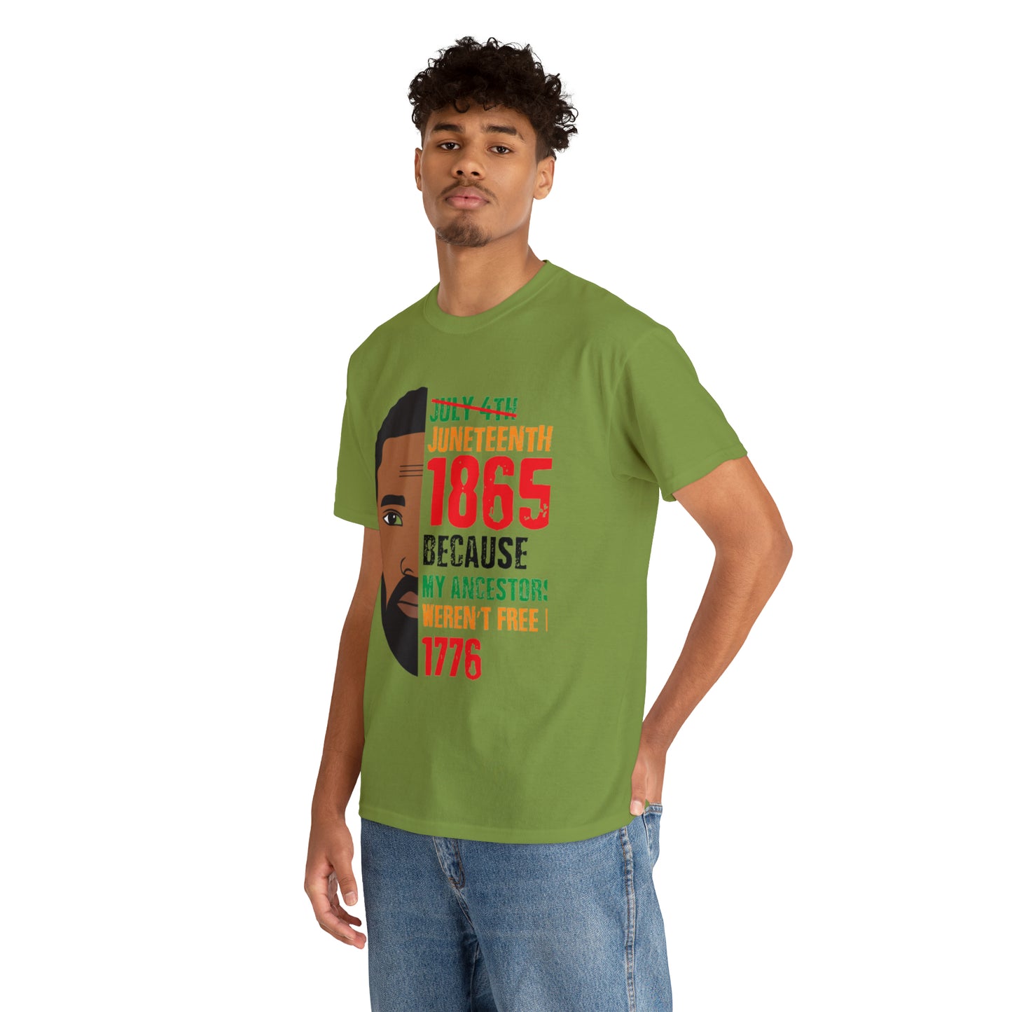 Mens Juneteenth Cotton Tee