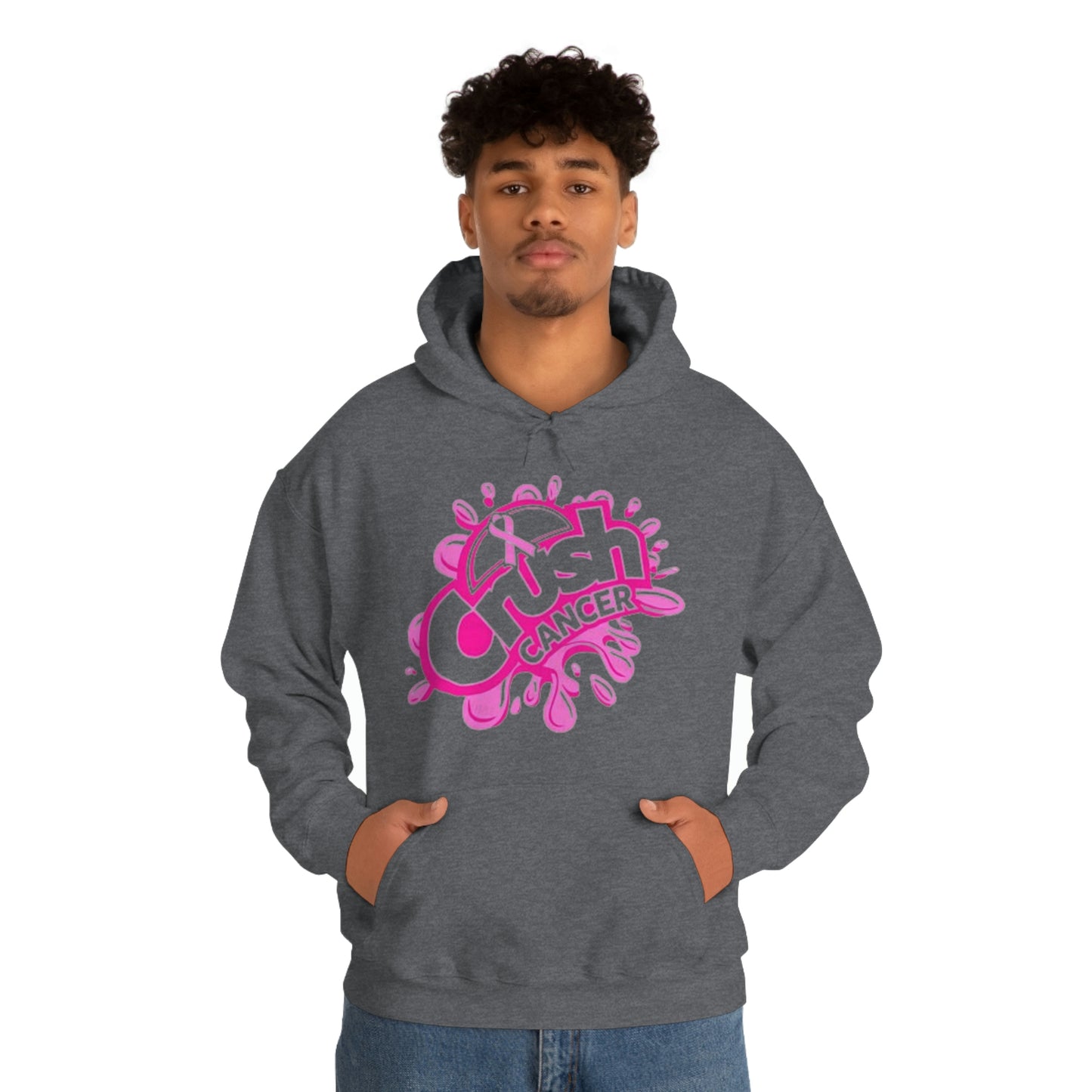 Crush Cancer Heavy Blend™ Hooded Sweatshirt