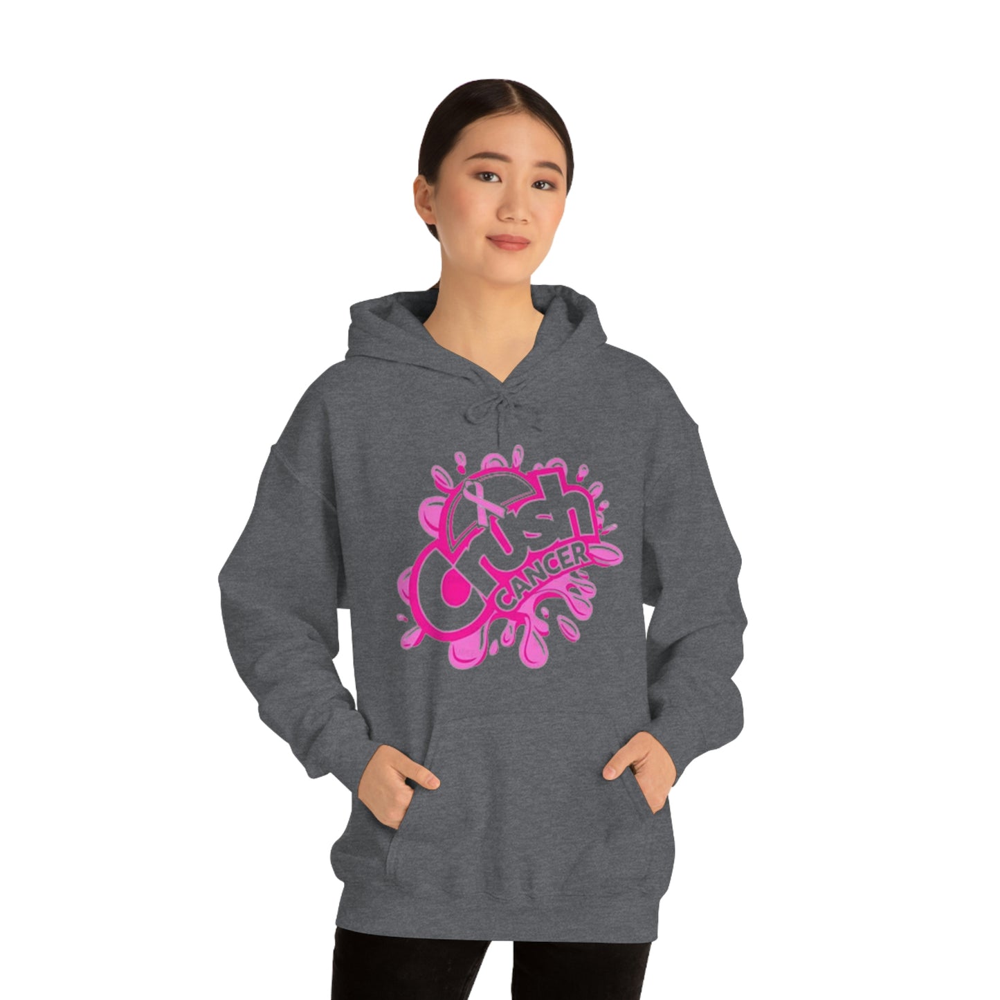 Crush Cancer Heavy Blend™ Hooded Sweatshirt