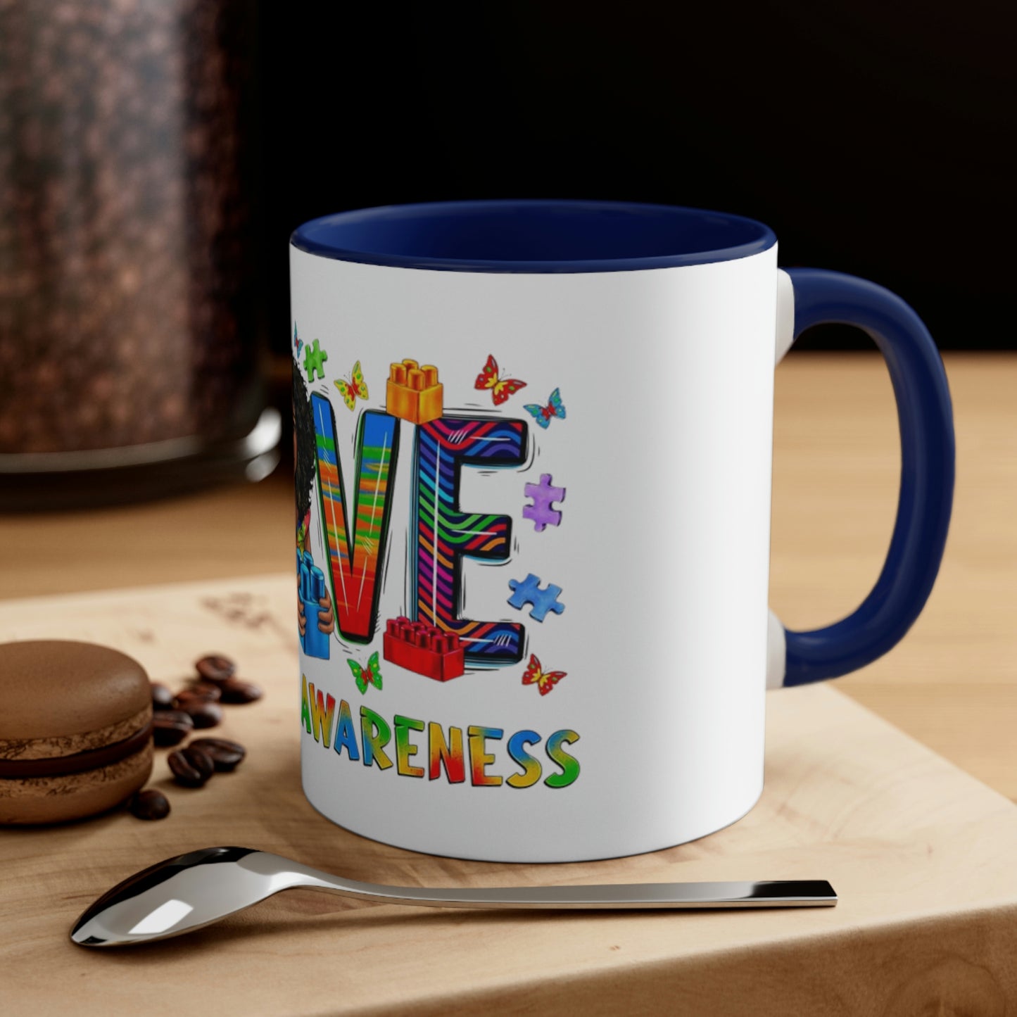 Autism Accent Coffee Mug, 11oz