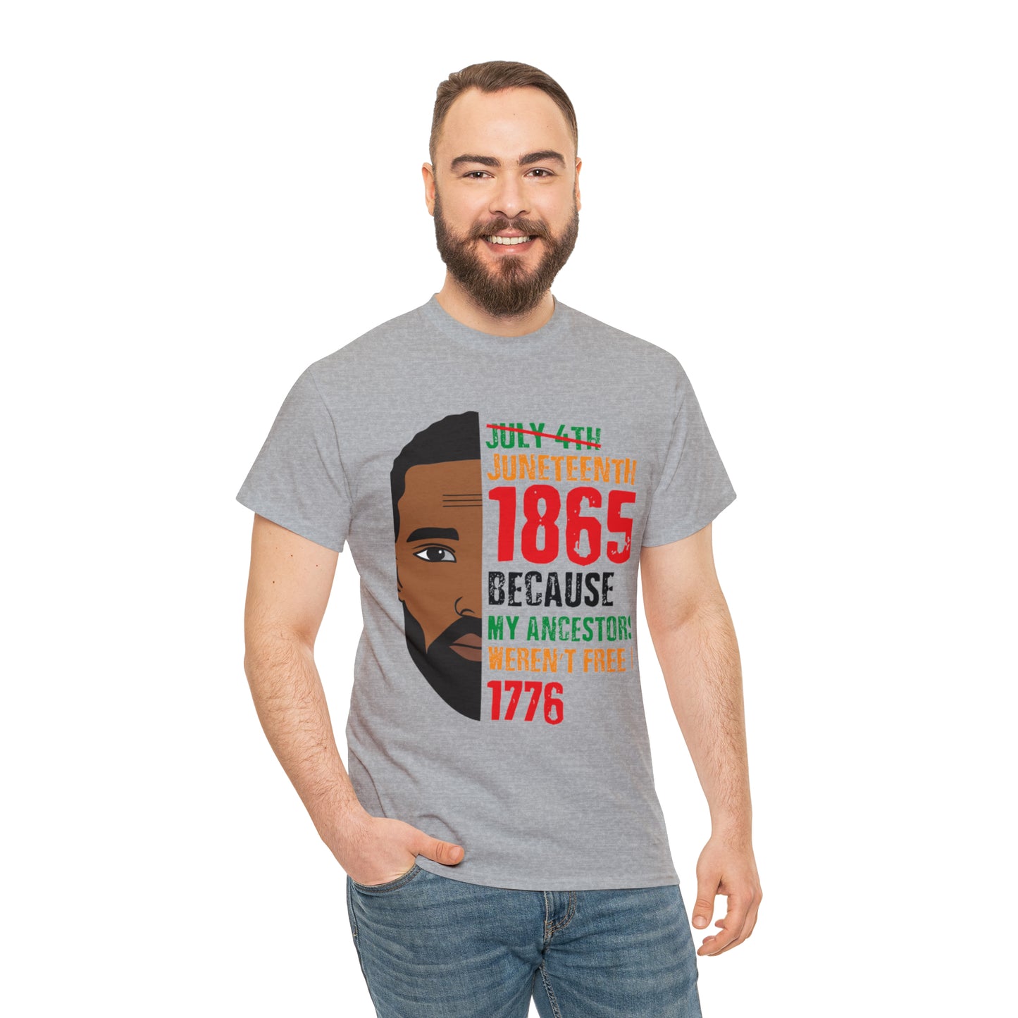 Mens Juneteenth Cotton Tee